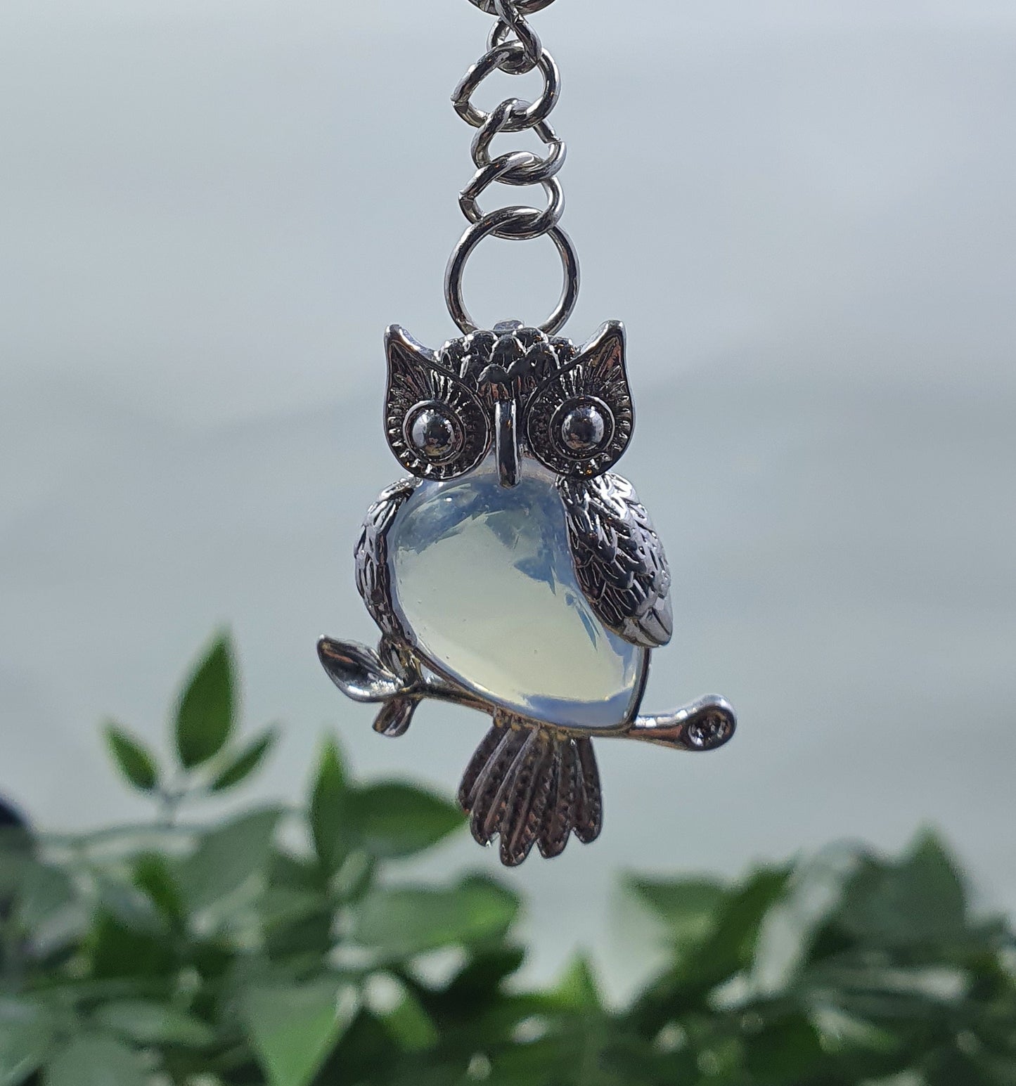 Crystal Owl Keychains