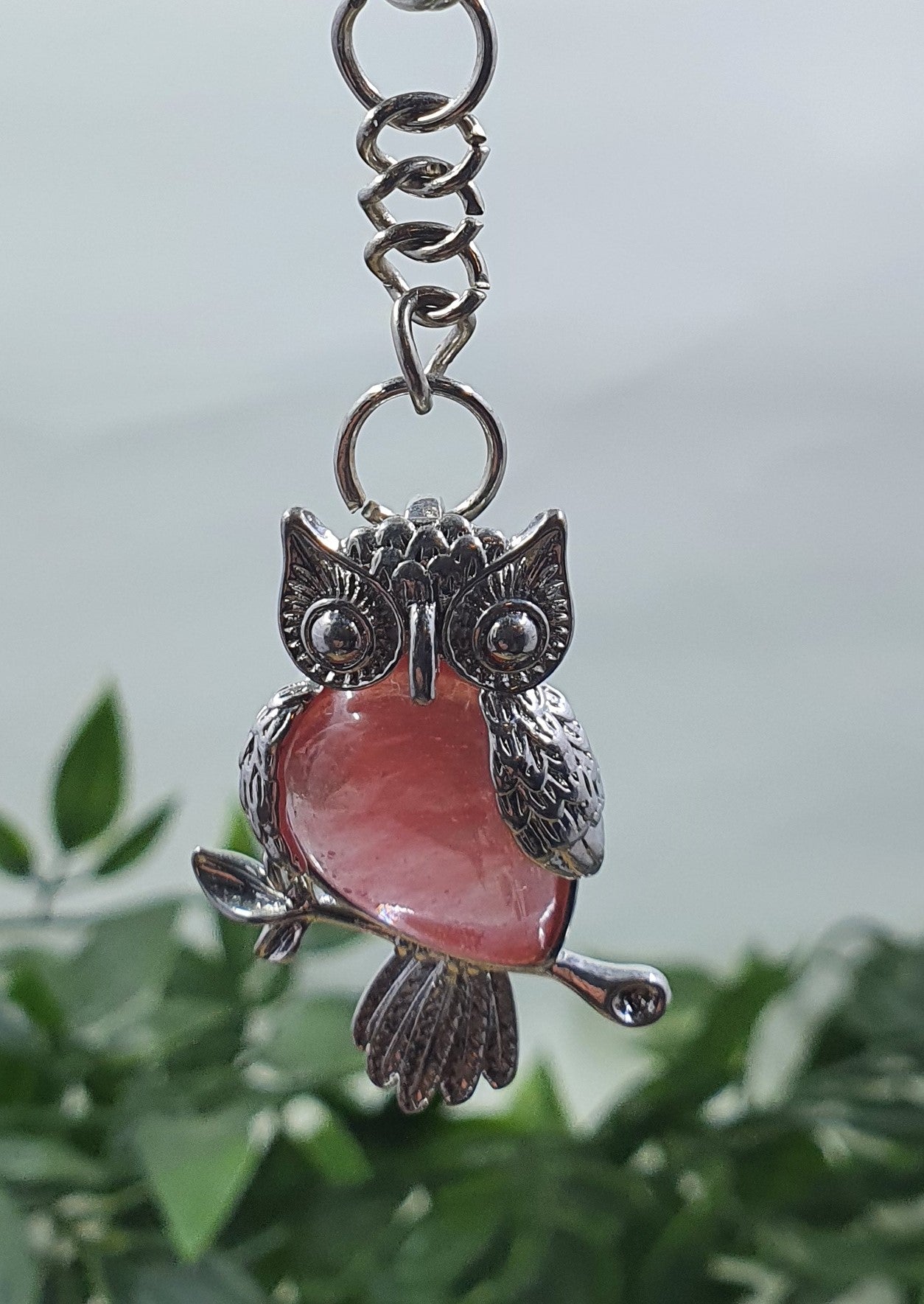 Crystal Owl Keychains