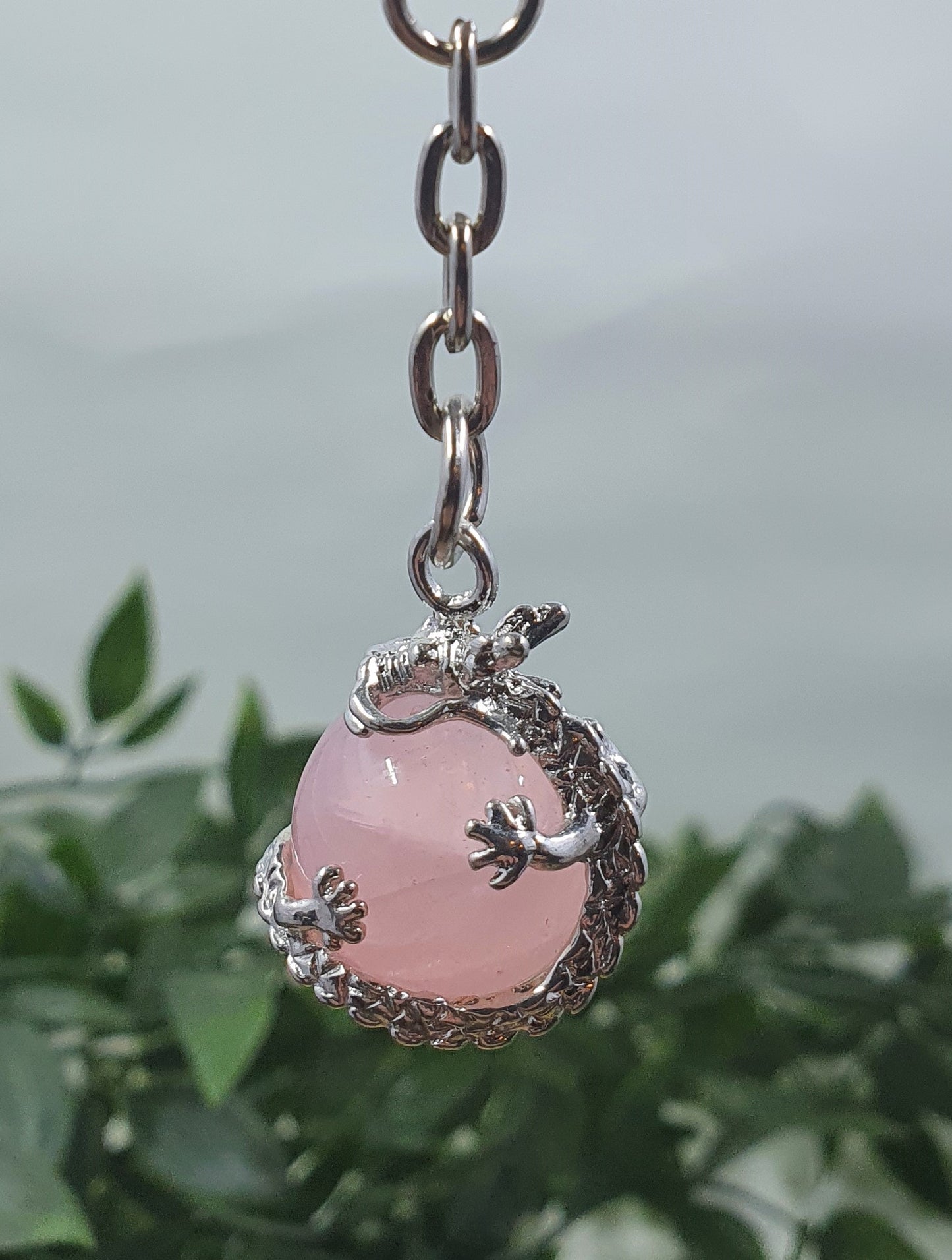 Crystal Dragon Sphere Keychains