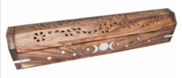 Triple Moon Incense Holder Box