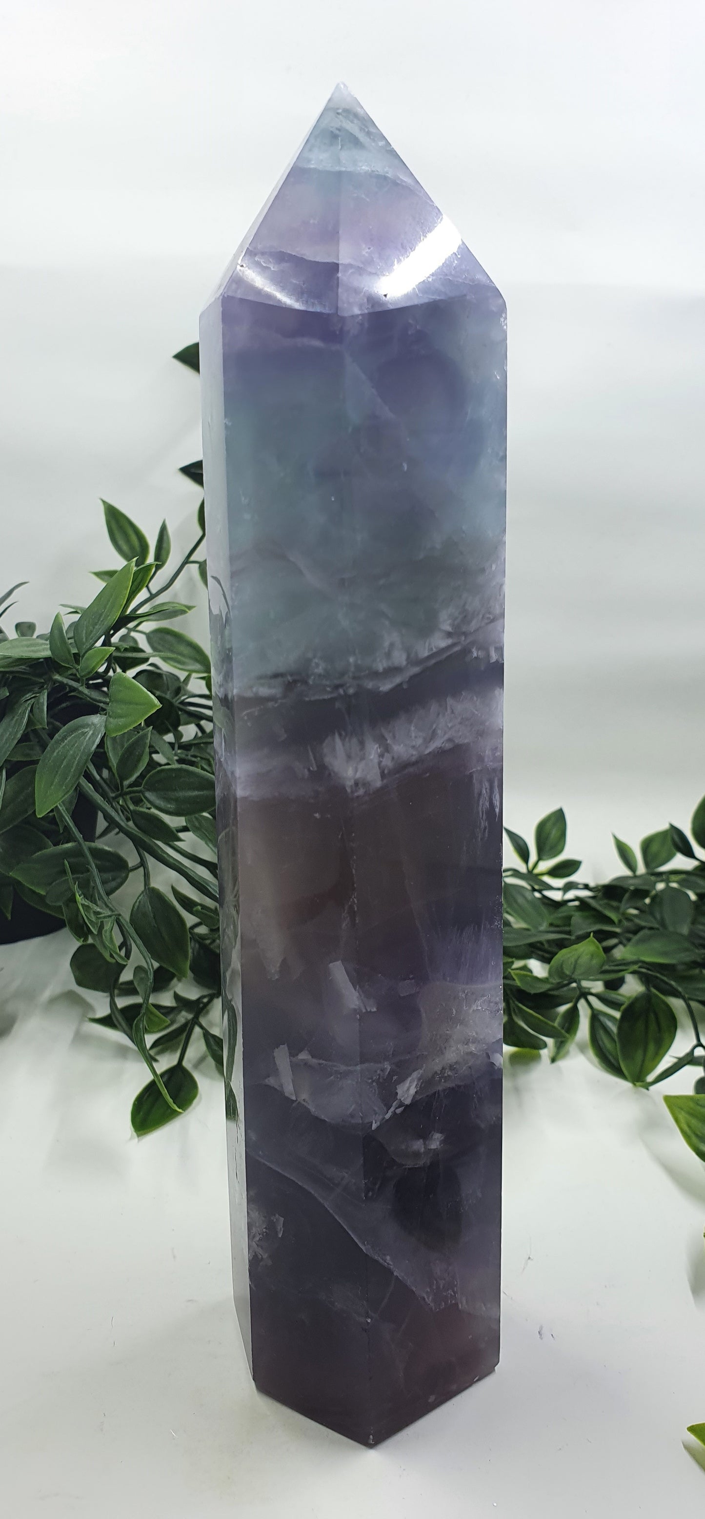 Rainbow Fluorite Tower #1