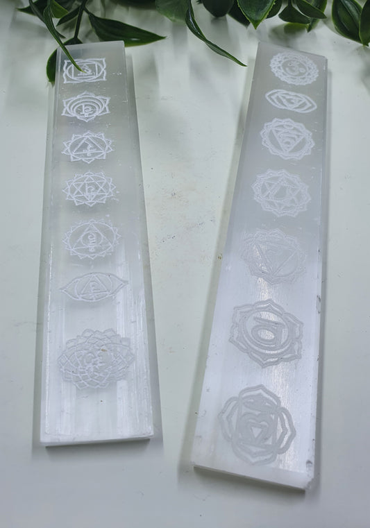 Selenite Chakra Charging Plate