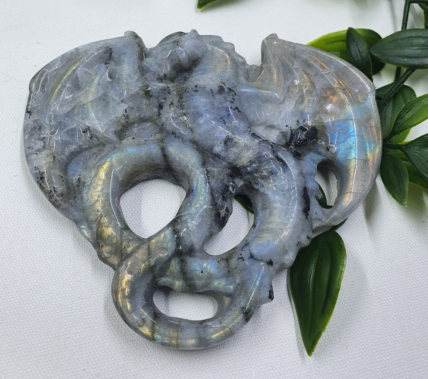 Labradorite Dragon Carving #3