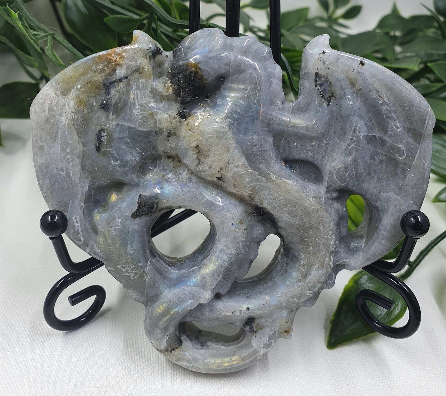 Labradorite Dragon Carving #2