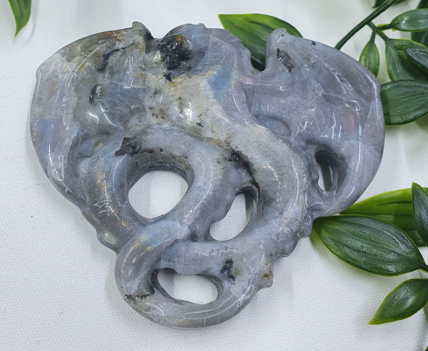 Labradorite Dragon Carving #2