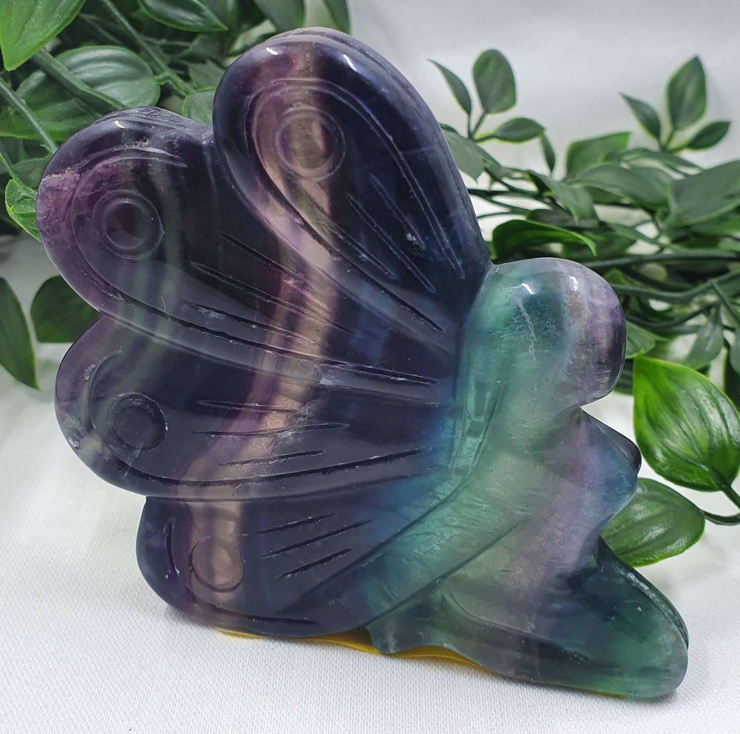 Fluorite Butterfly Fairy Carving #2