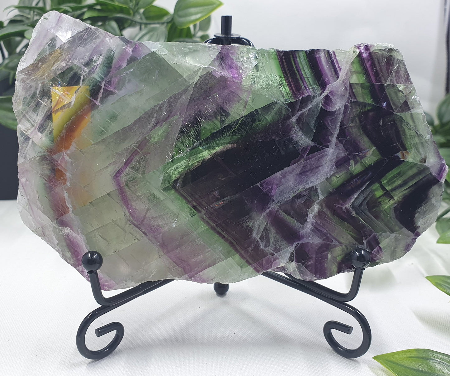 Rainbow Fluorite Slab #5