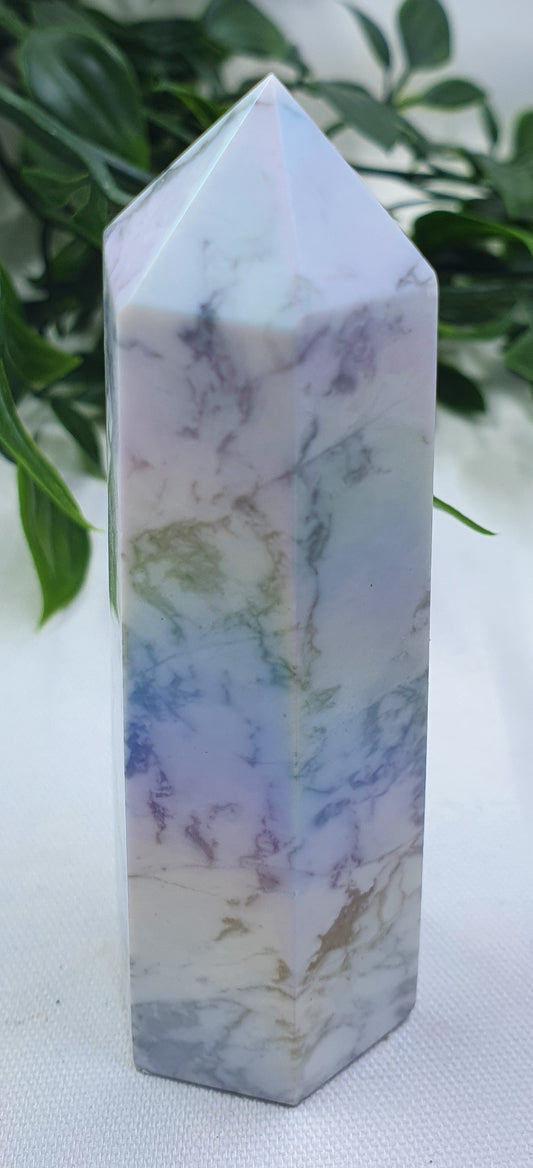 Aura Howlite Point #5