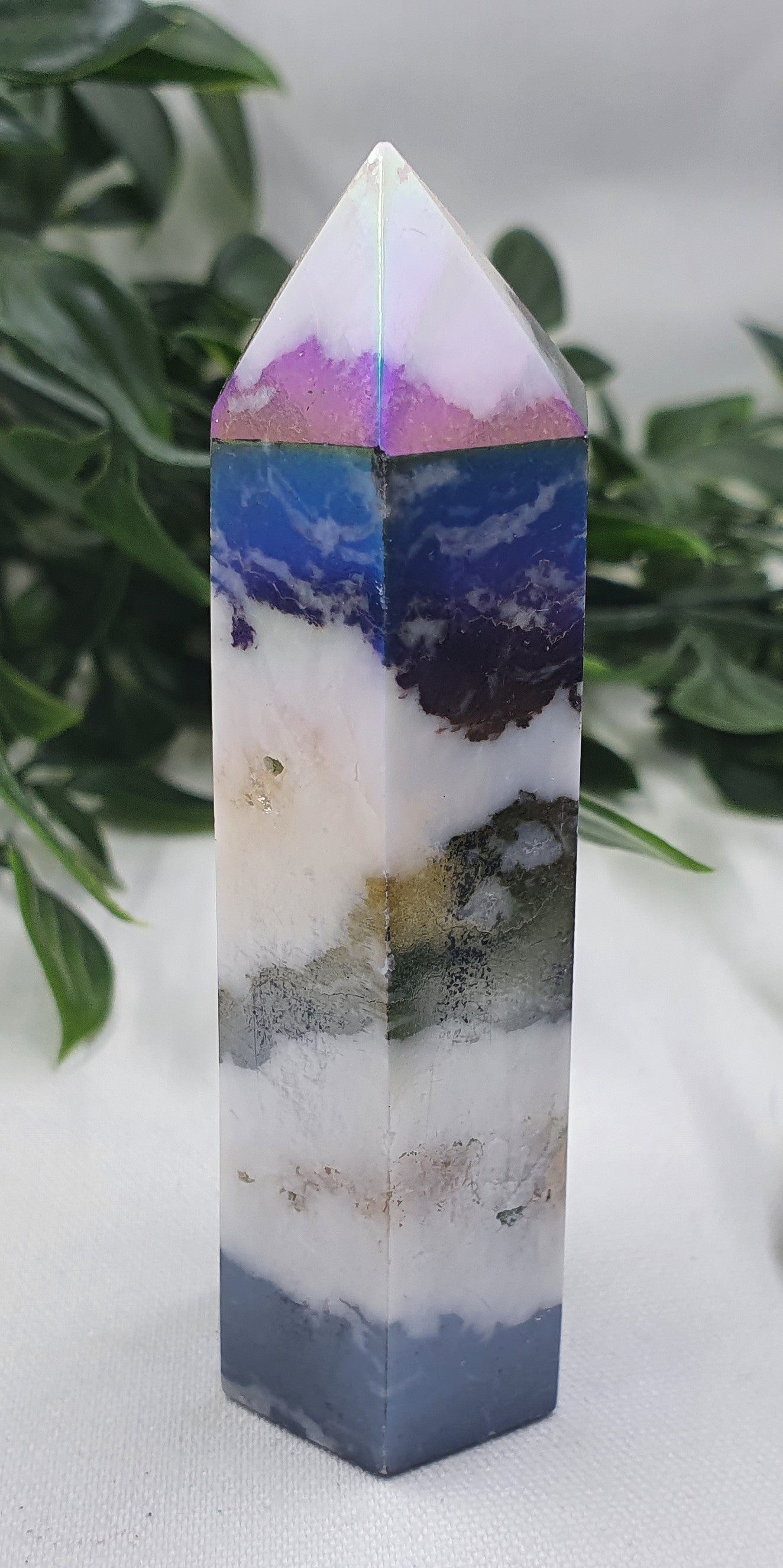 Aura Zebra Jasper Points