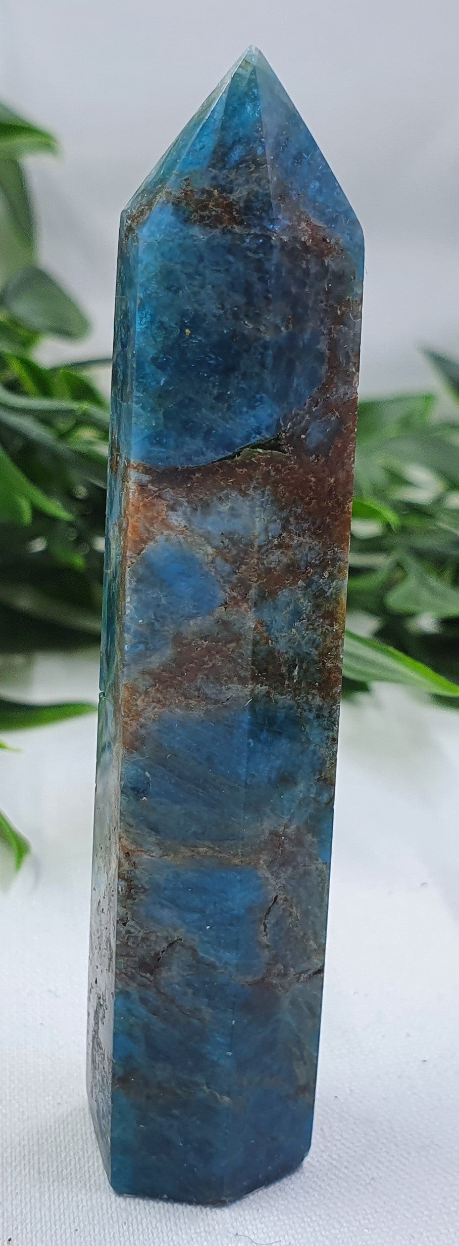 Blue Apatite Points #2