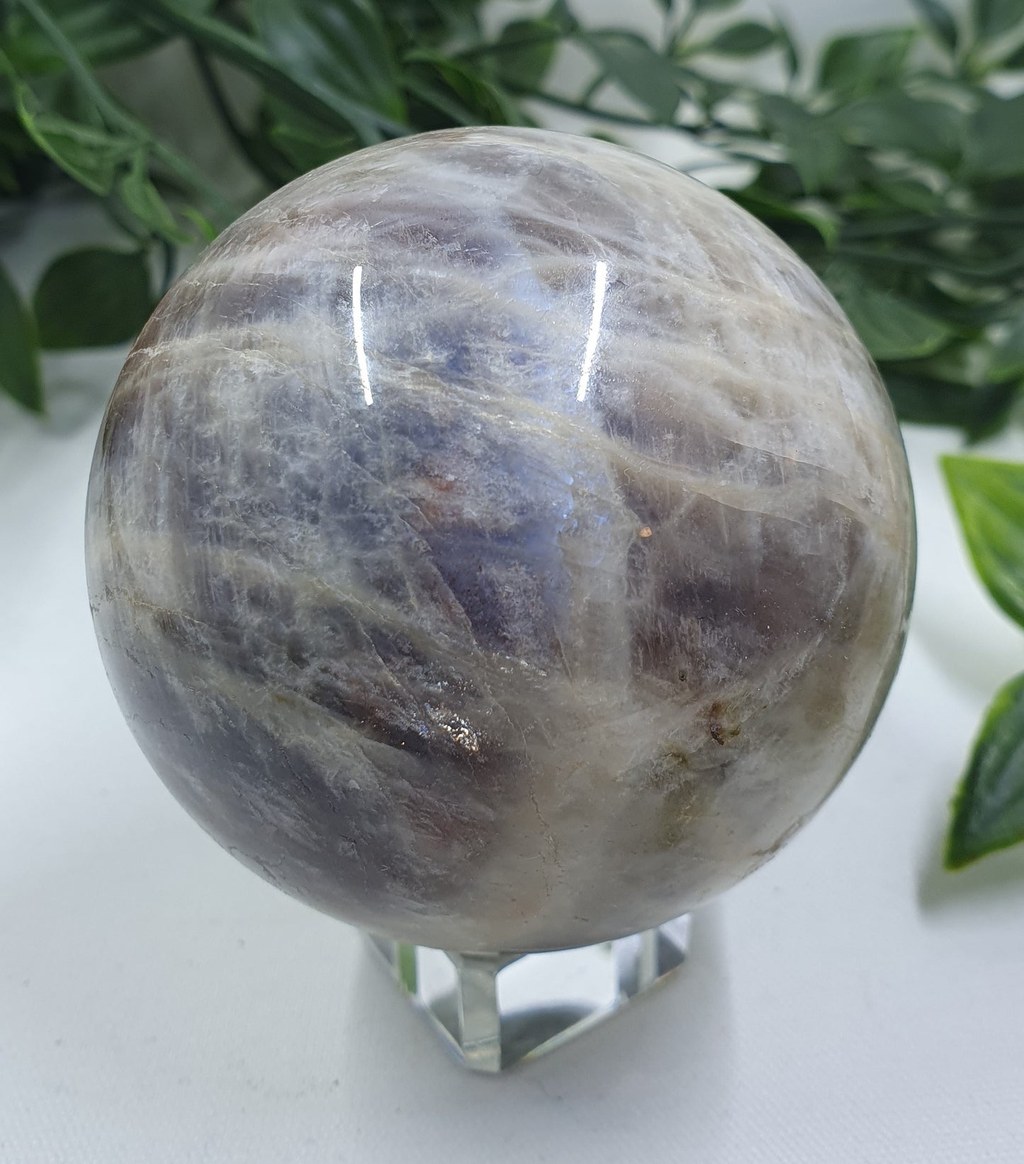 Blue Moonstone Sphere #1