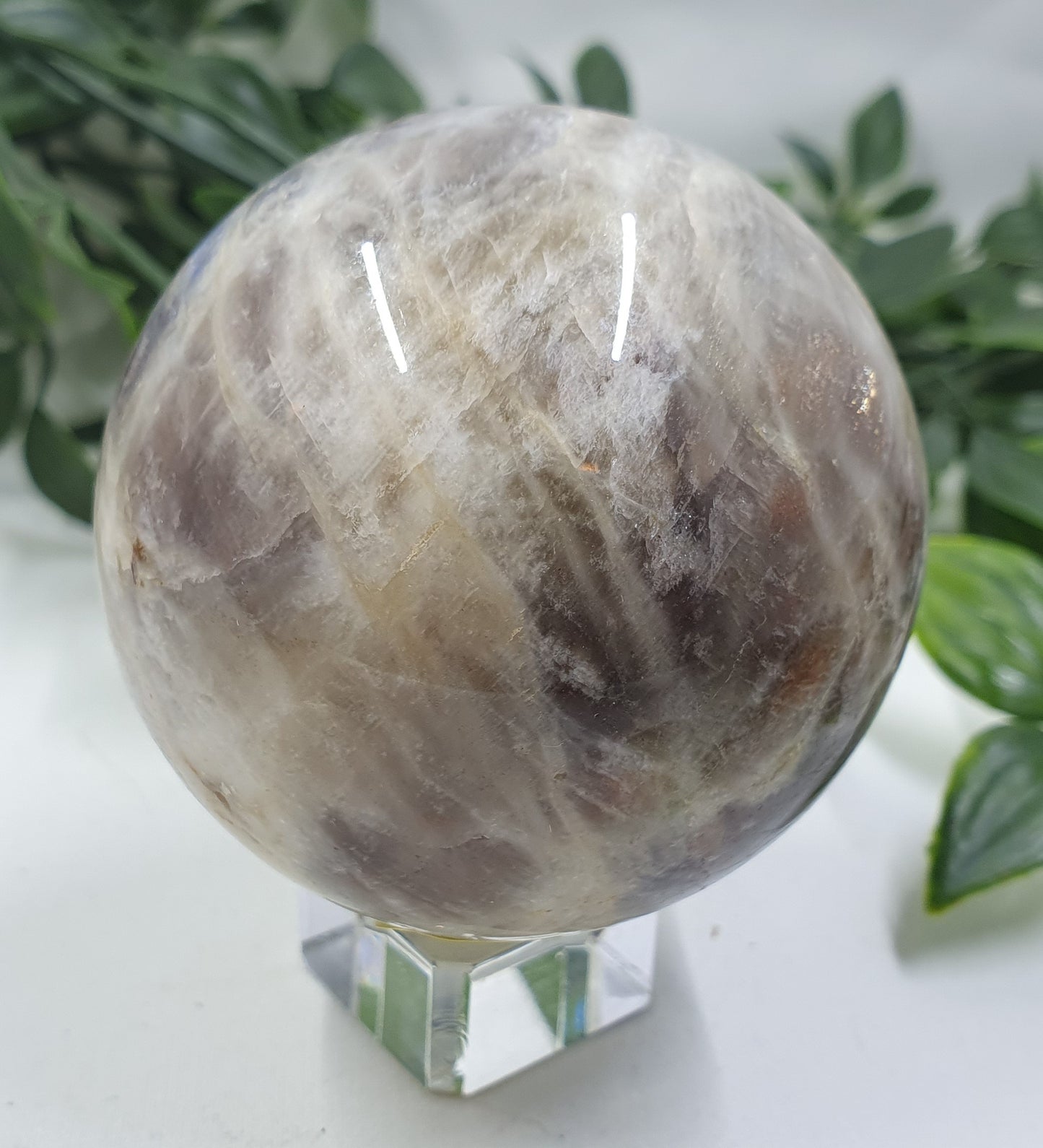 Blue Moonstone Sphere #1