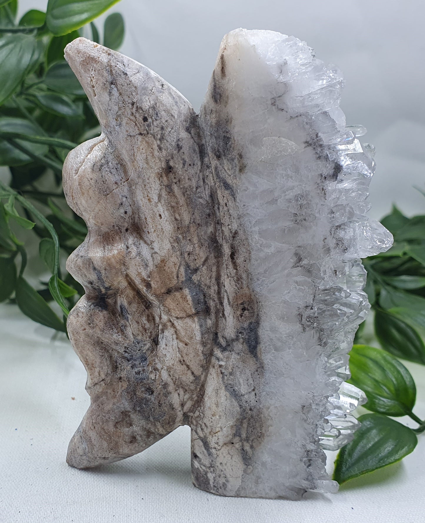 Clear Quartz Angel Carving #2