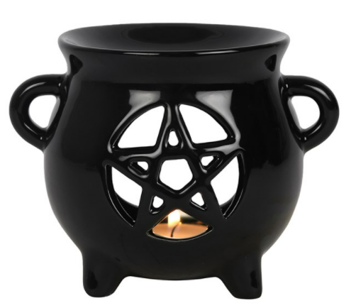 Pentagram Cauldron Oil Burner