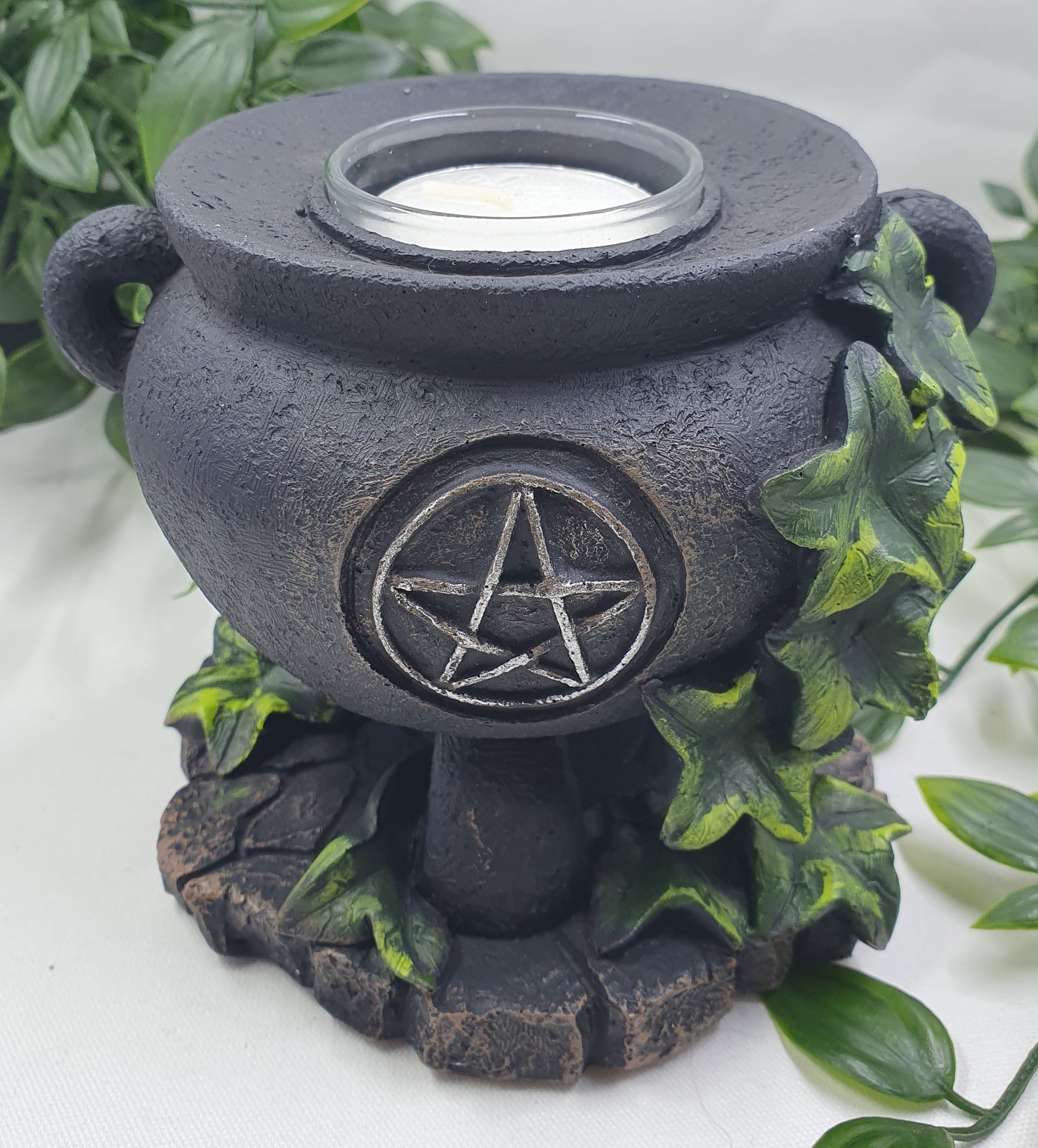 Witches Cauldron Tealight Candle Holder