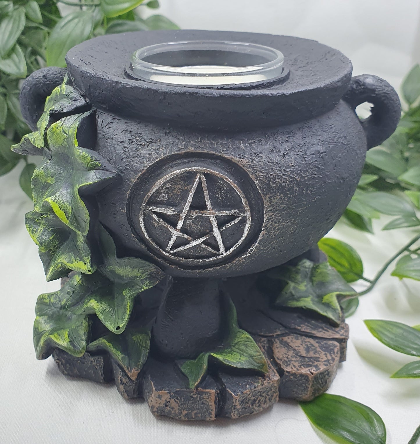 Witches Cauldron Tealight Candle Holder