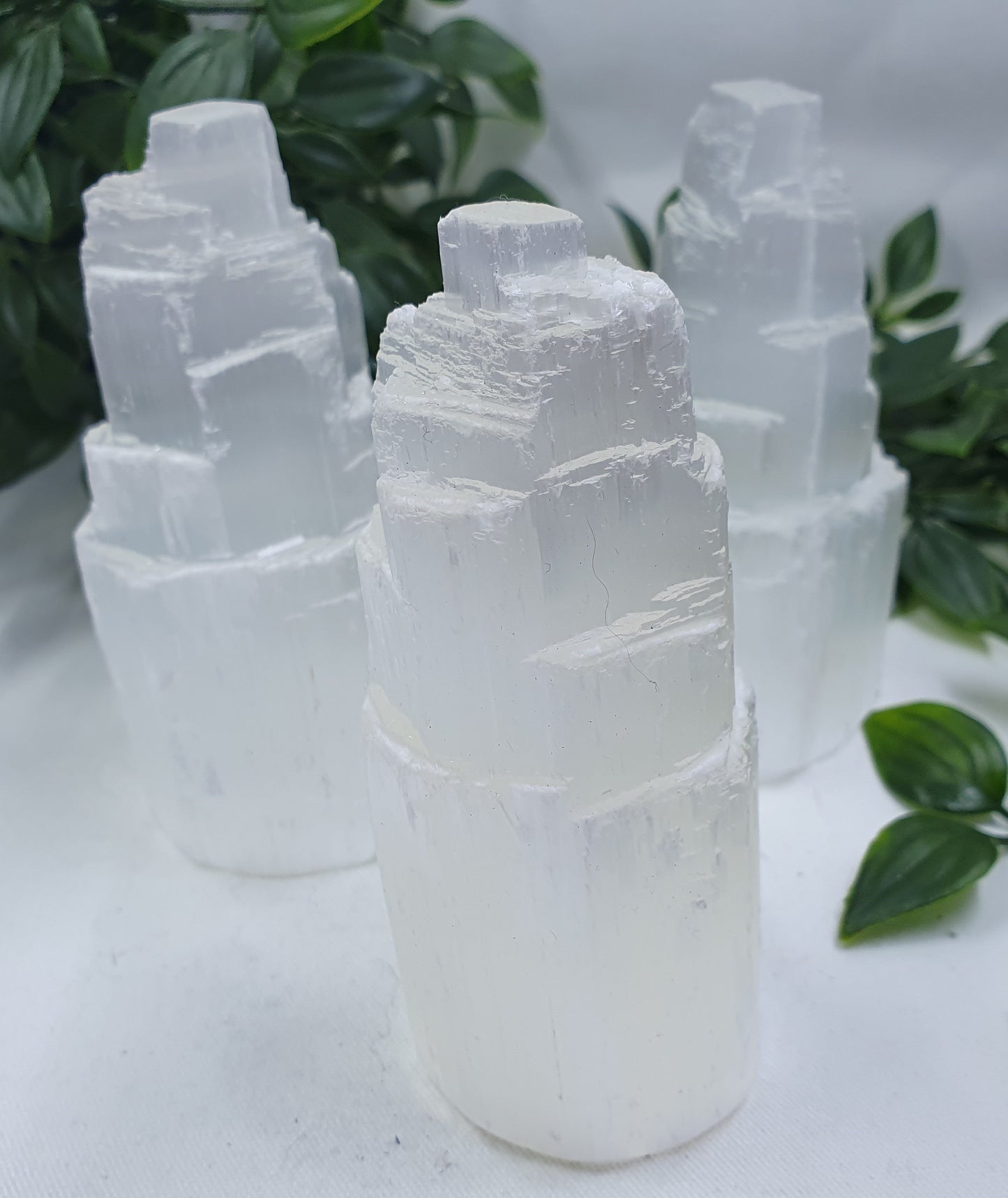 Selenite Layered Towers