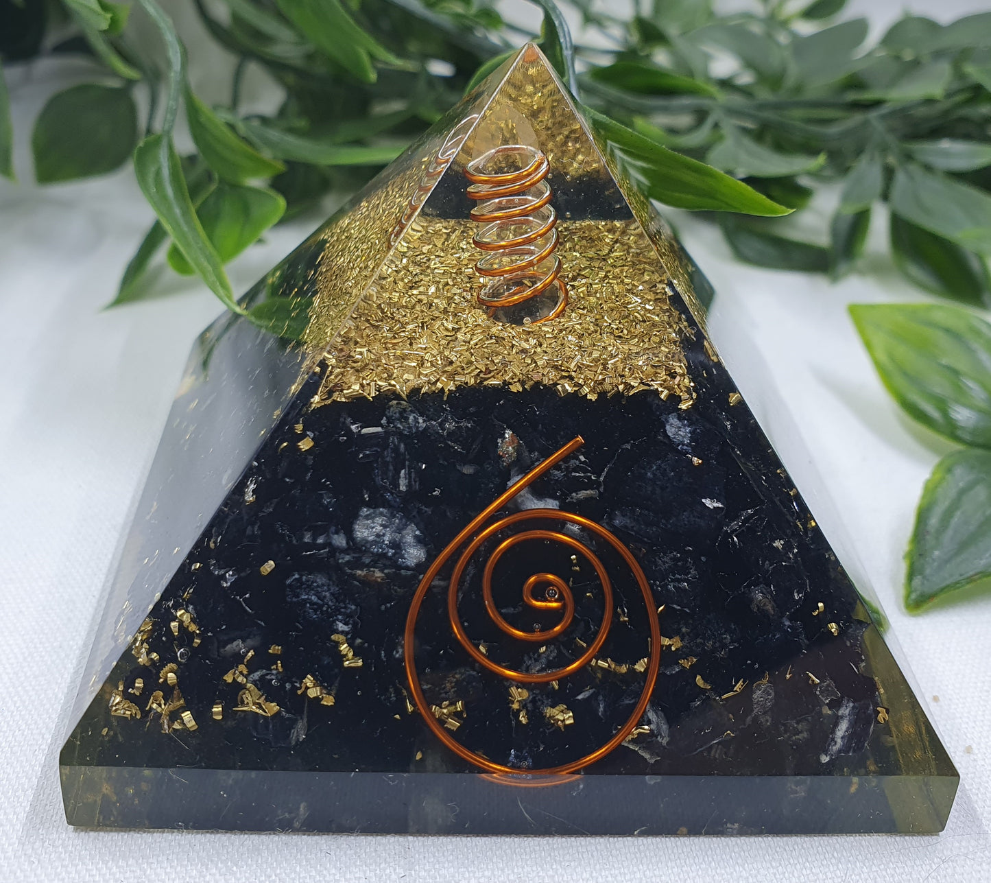 Black Obsidian Orgonite Pyramid #1