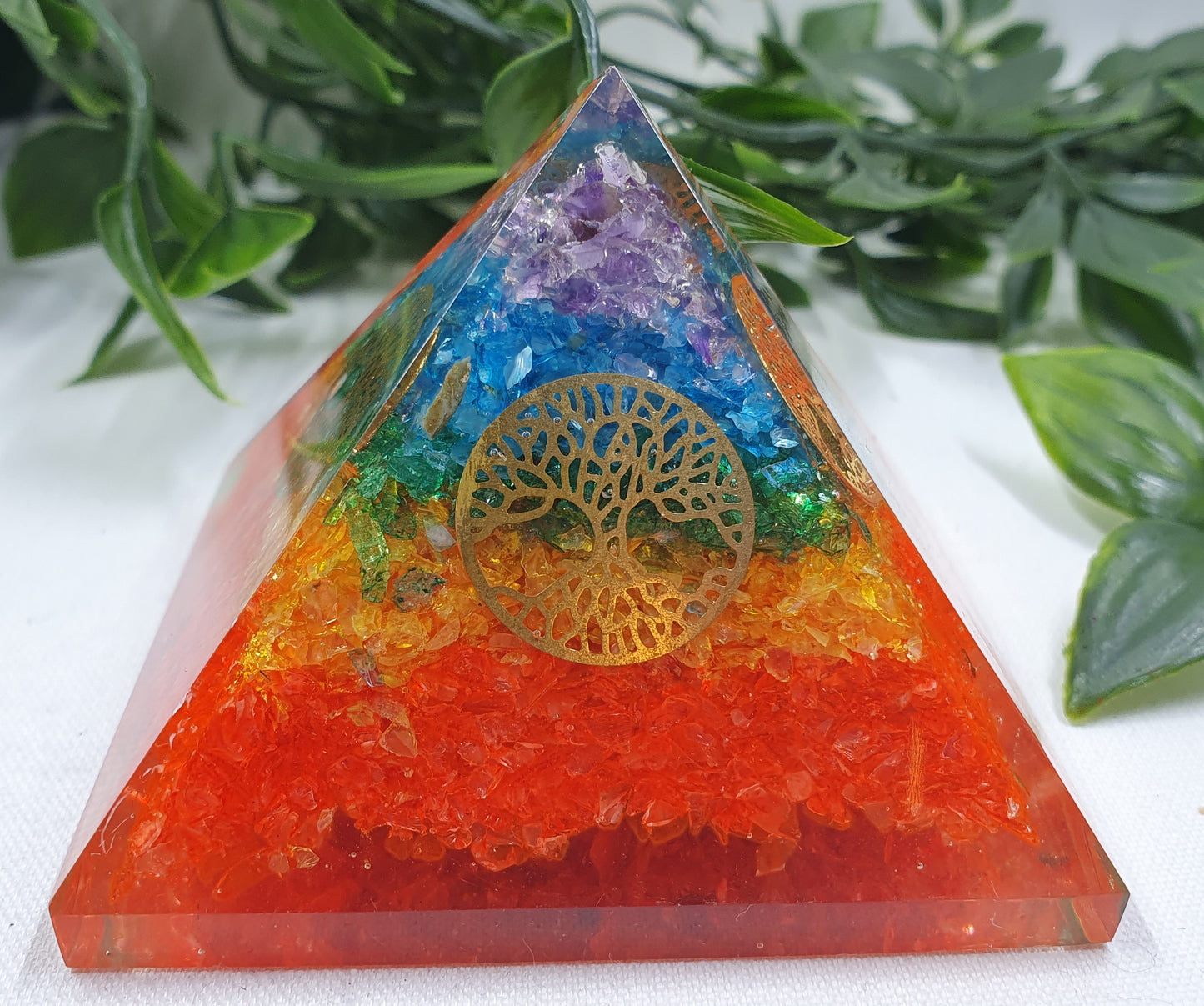 Chakra Orgonite Pyramid #10