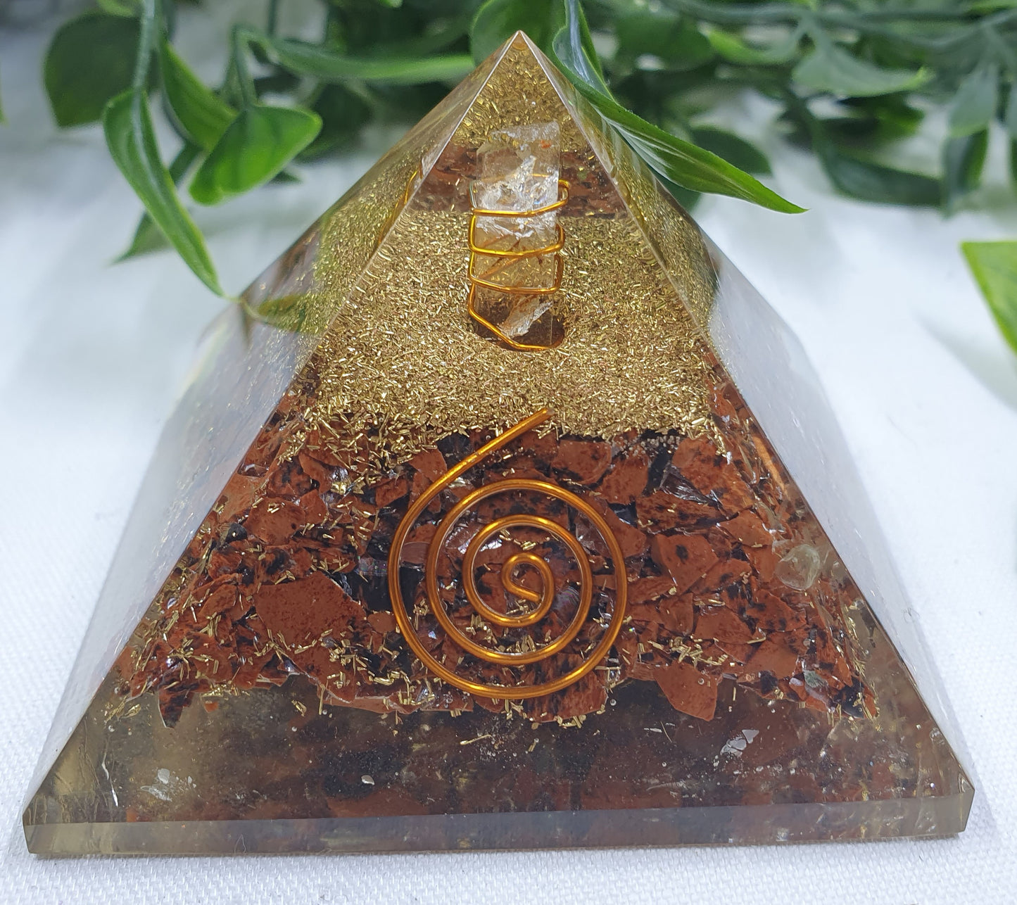 Red Jasper Orgonite Pyramid #14