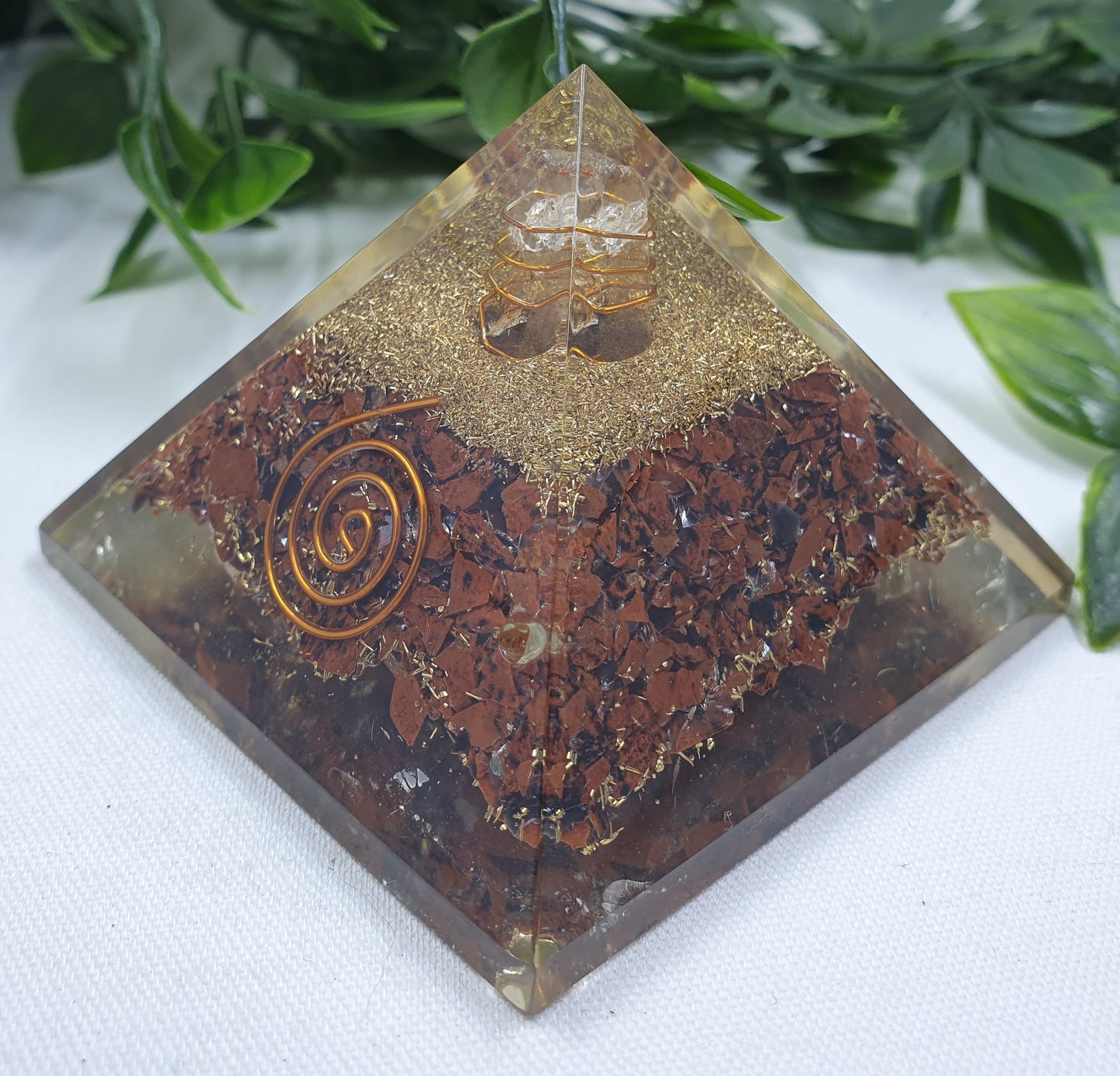 Red Jasper Orgonite Pyramid #14