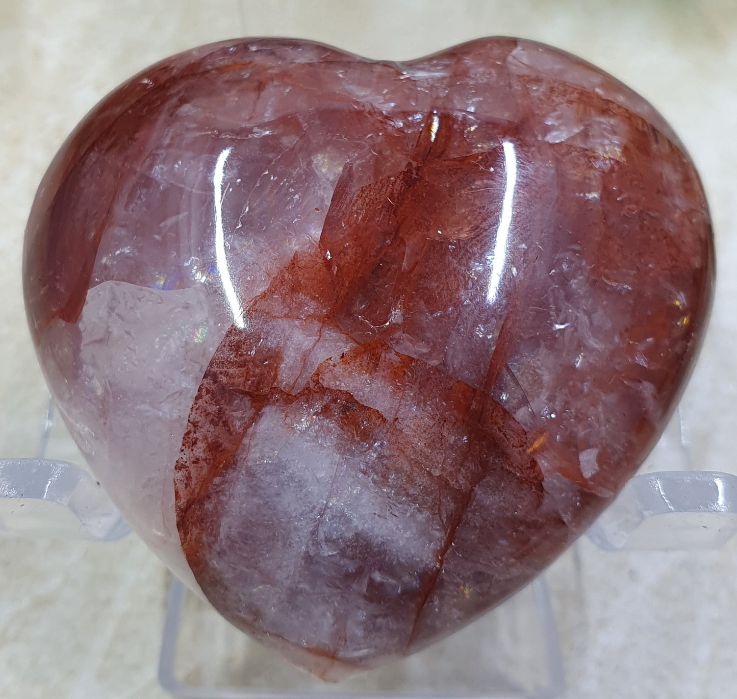 Fire Quartz Heart #3