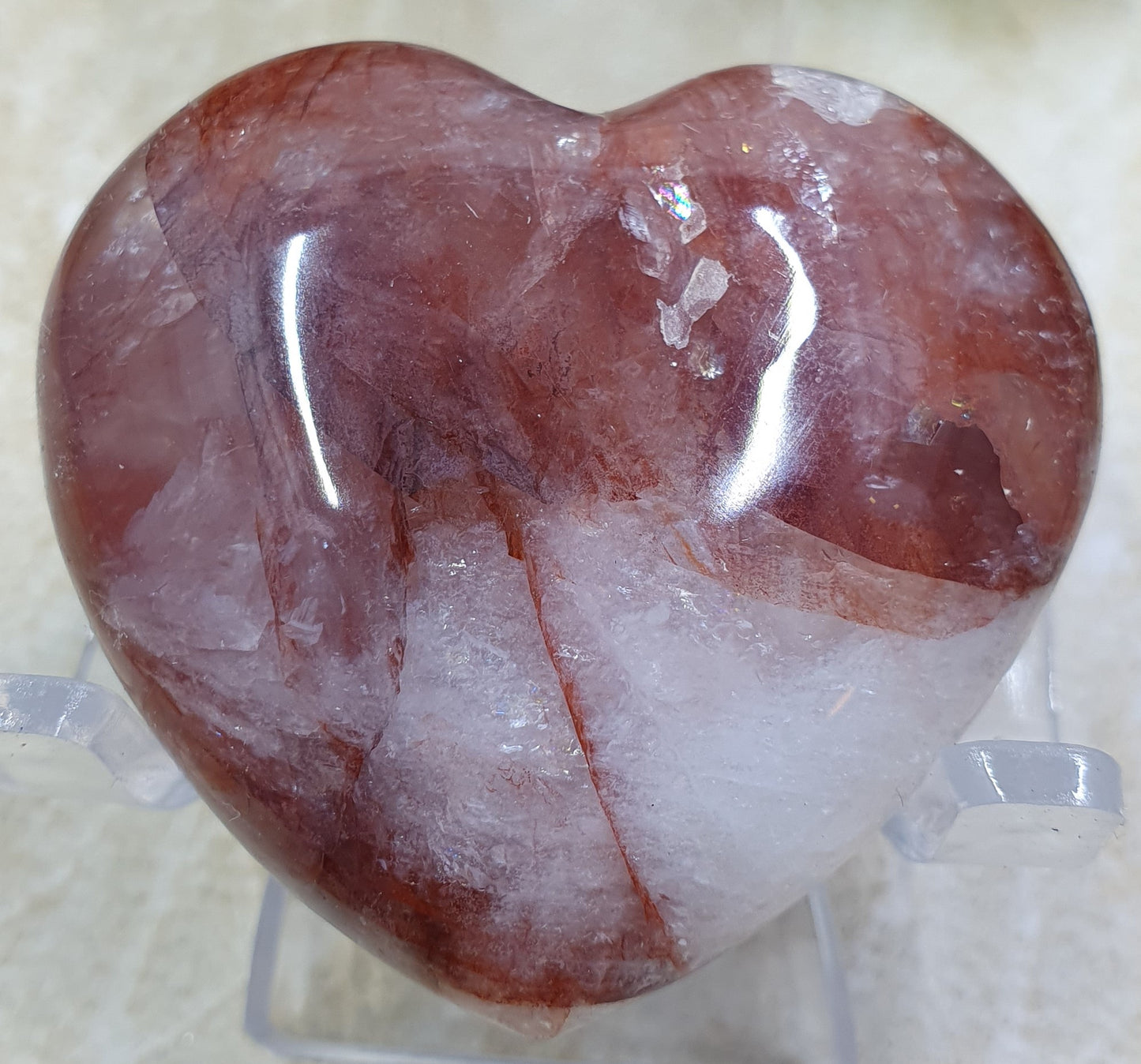 Fire Quartz Heart #3