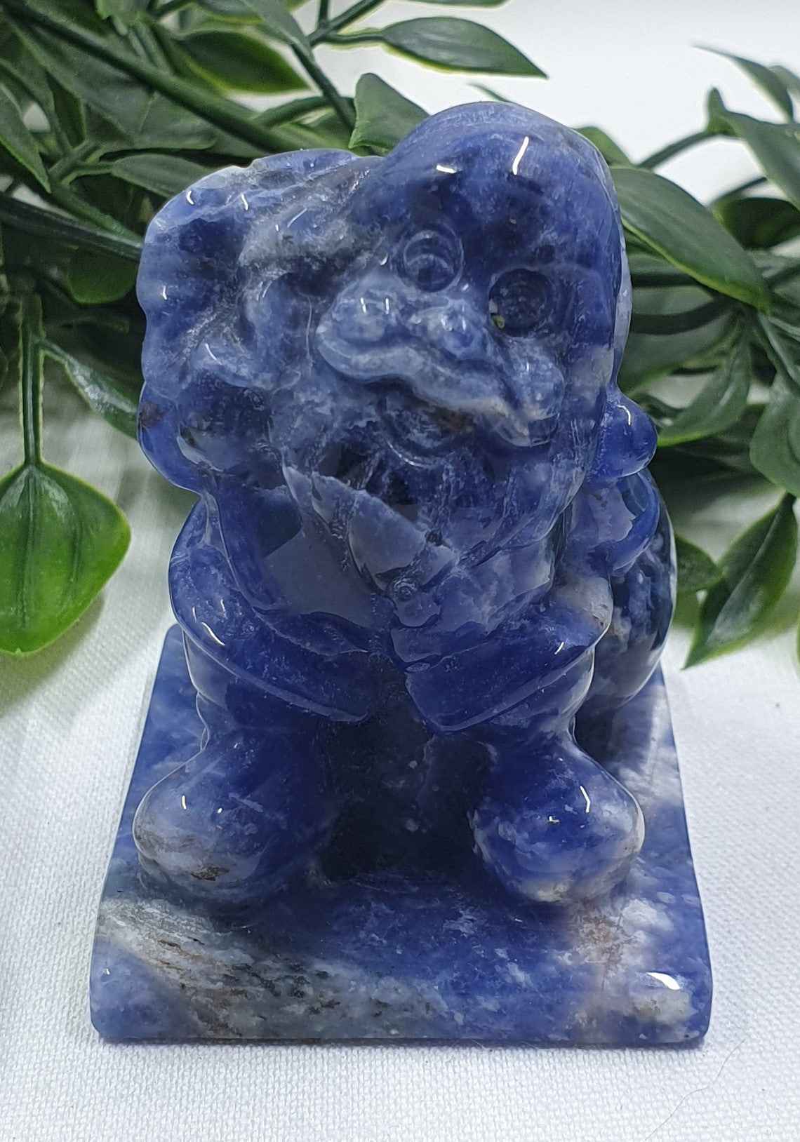 Sodalite Santa Carving #1