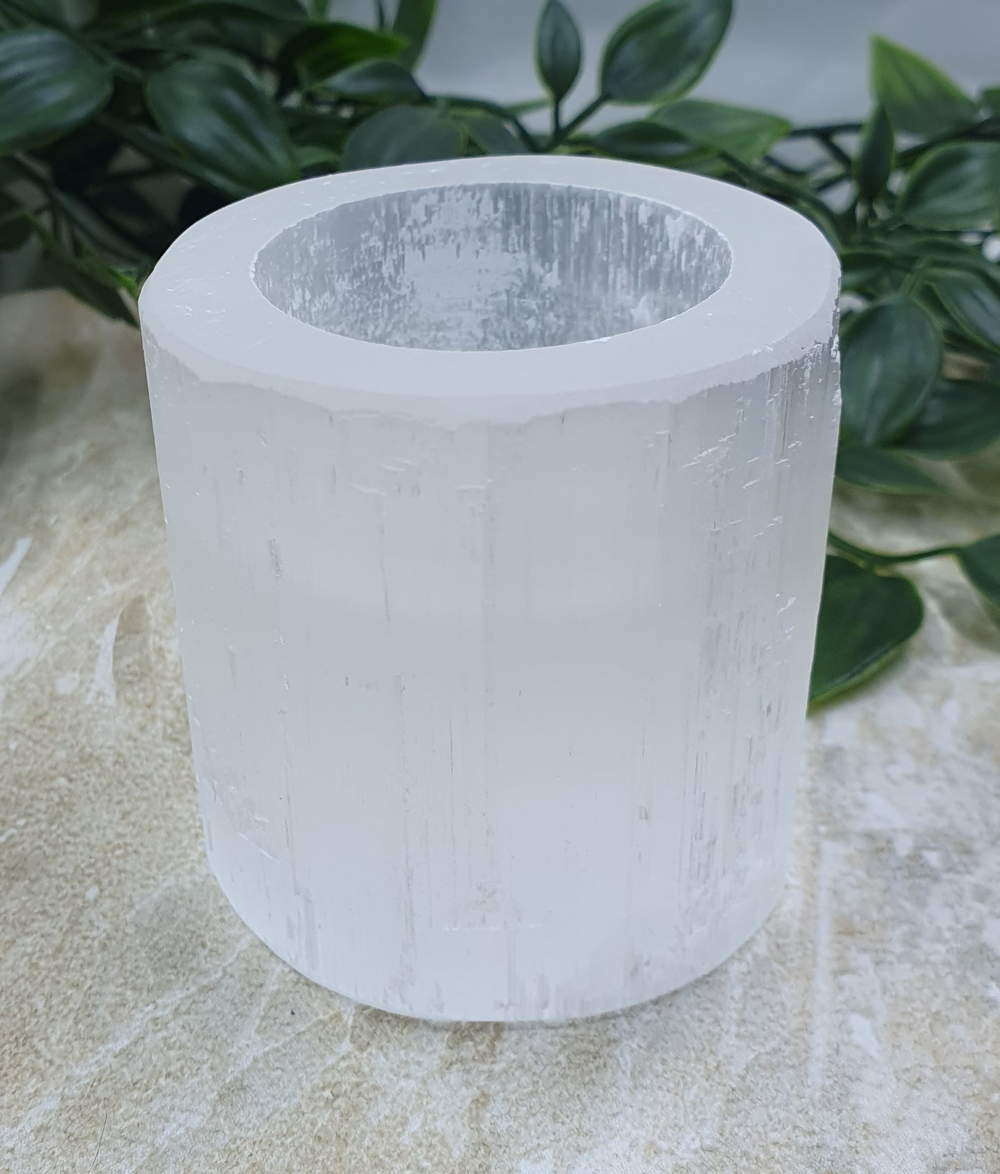 Selenite Trinket Holder #1