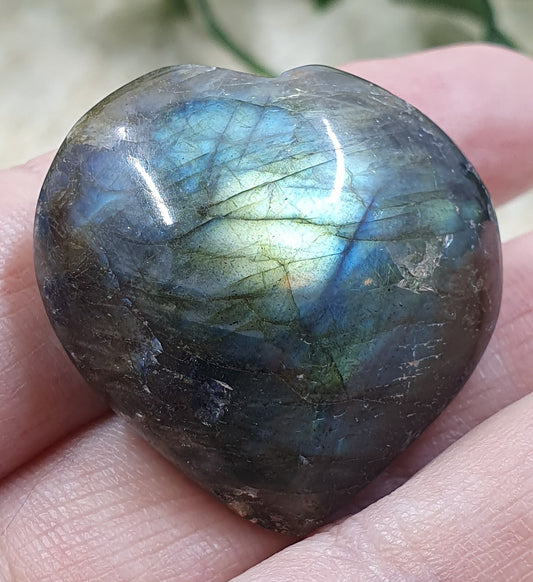 Labradorite Heart #4