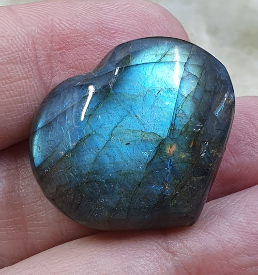 Labradorite Heart #6