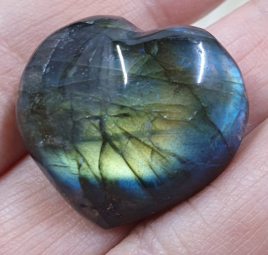 Labradorite Heart #9