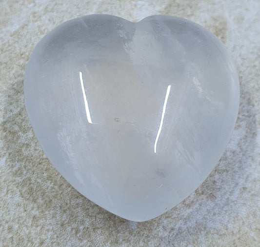 Clear Quartz Heart #1