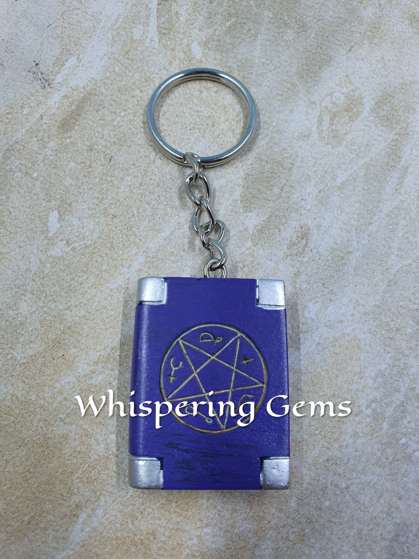 Spell Book Keychain