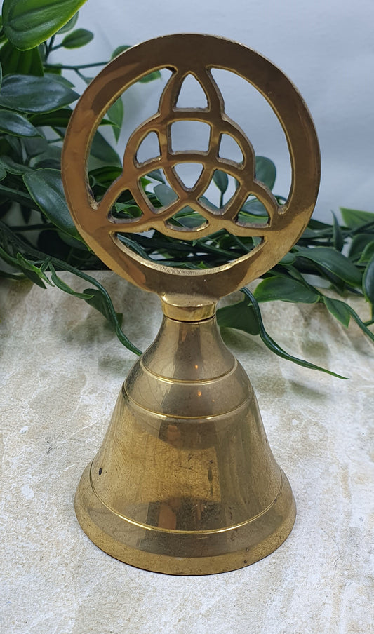 Triquetra Brass Bell