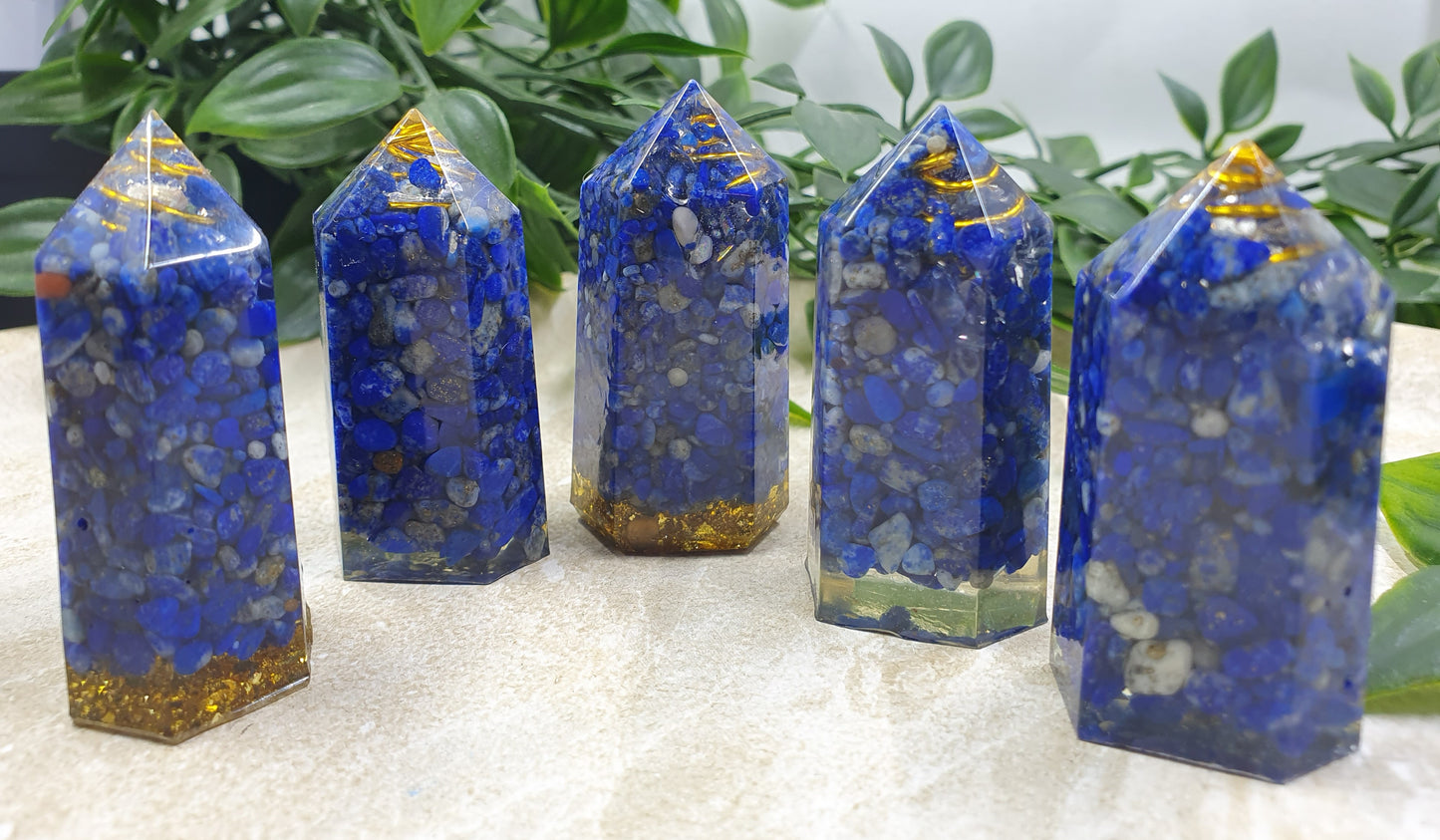 Sodalite Orgonite Points