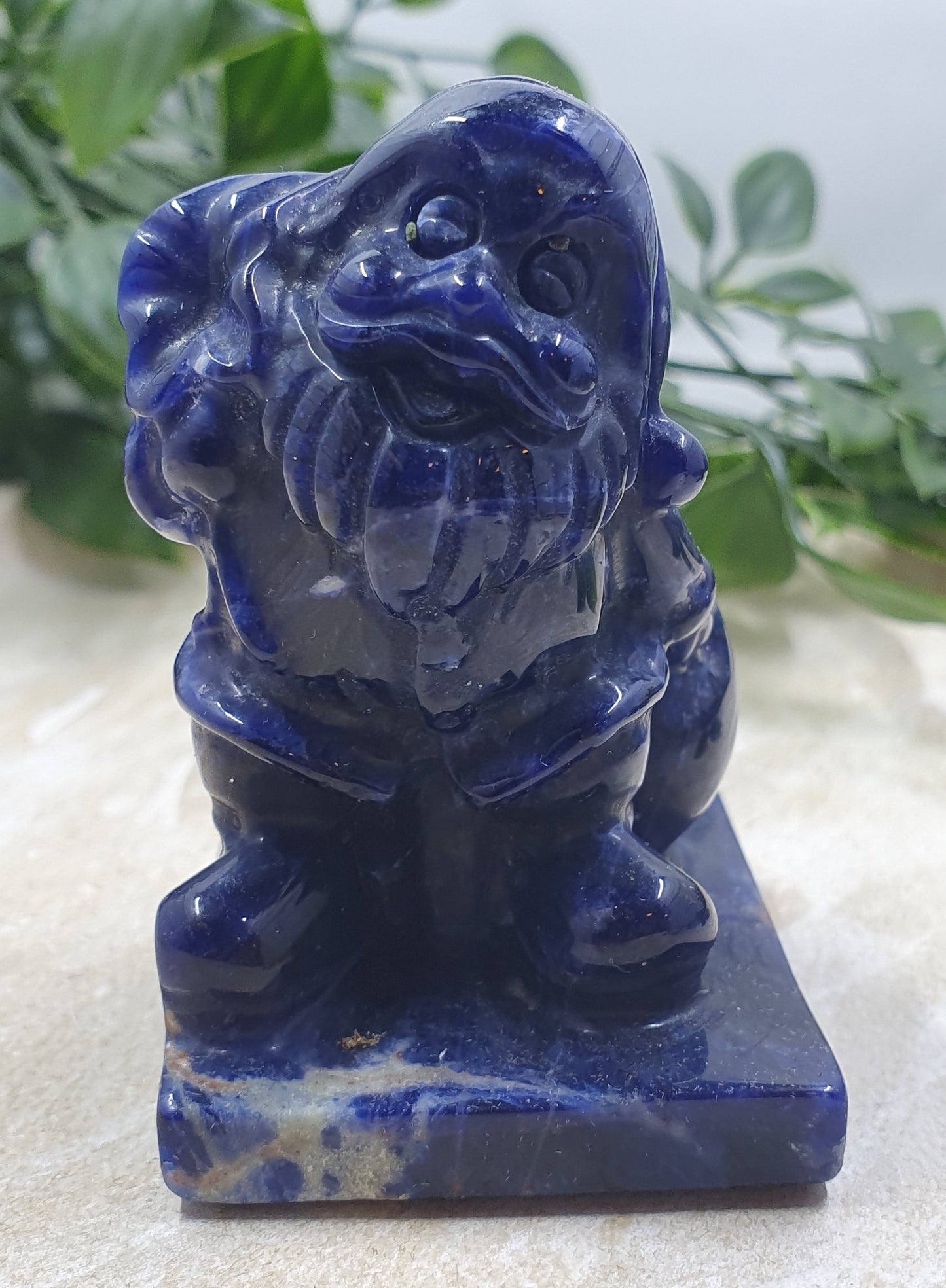 Sodalite Santa Carving #2