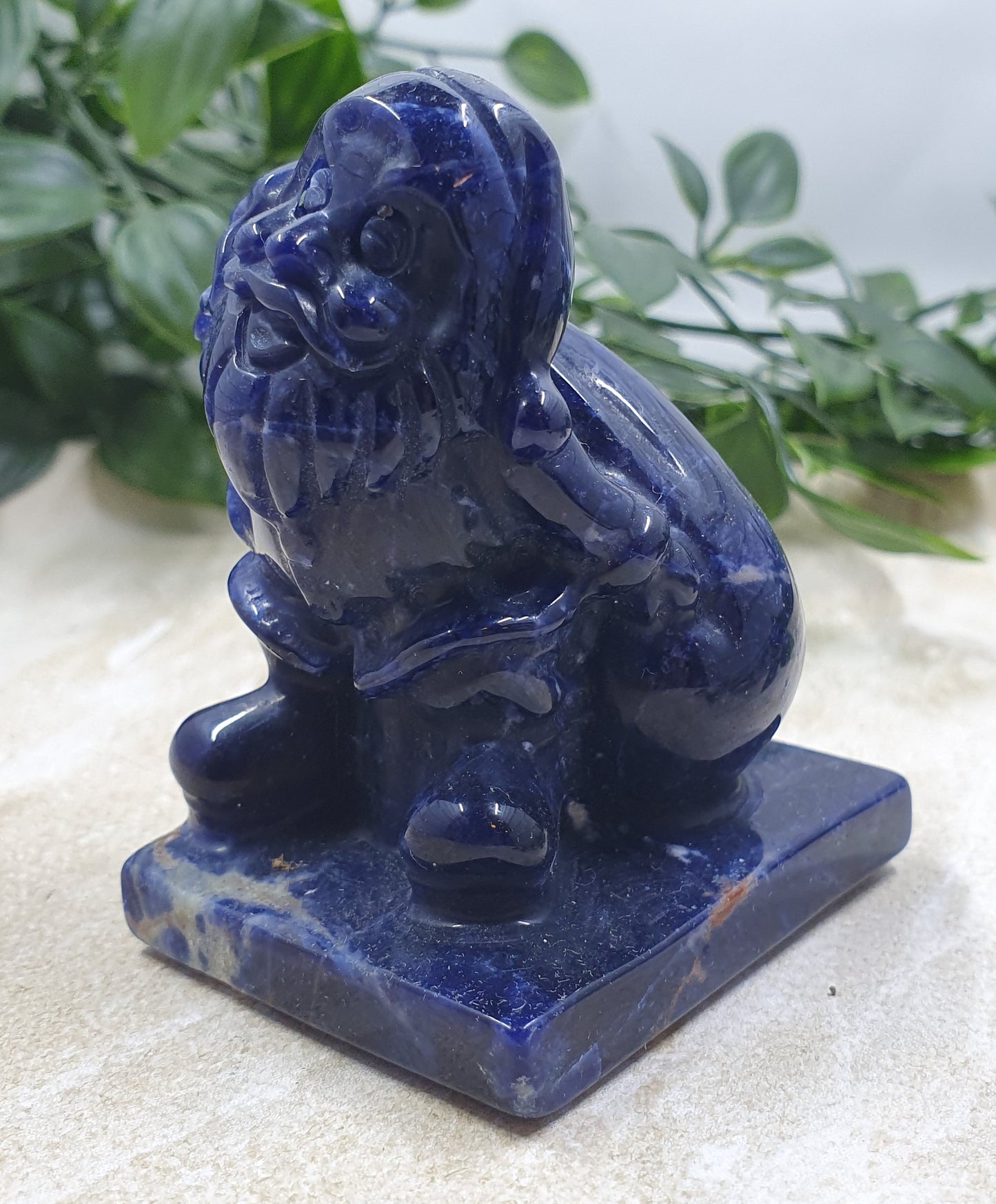 Sodalite Santa Carving #2