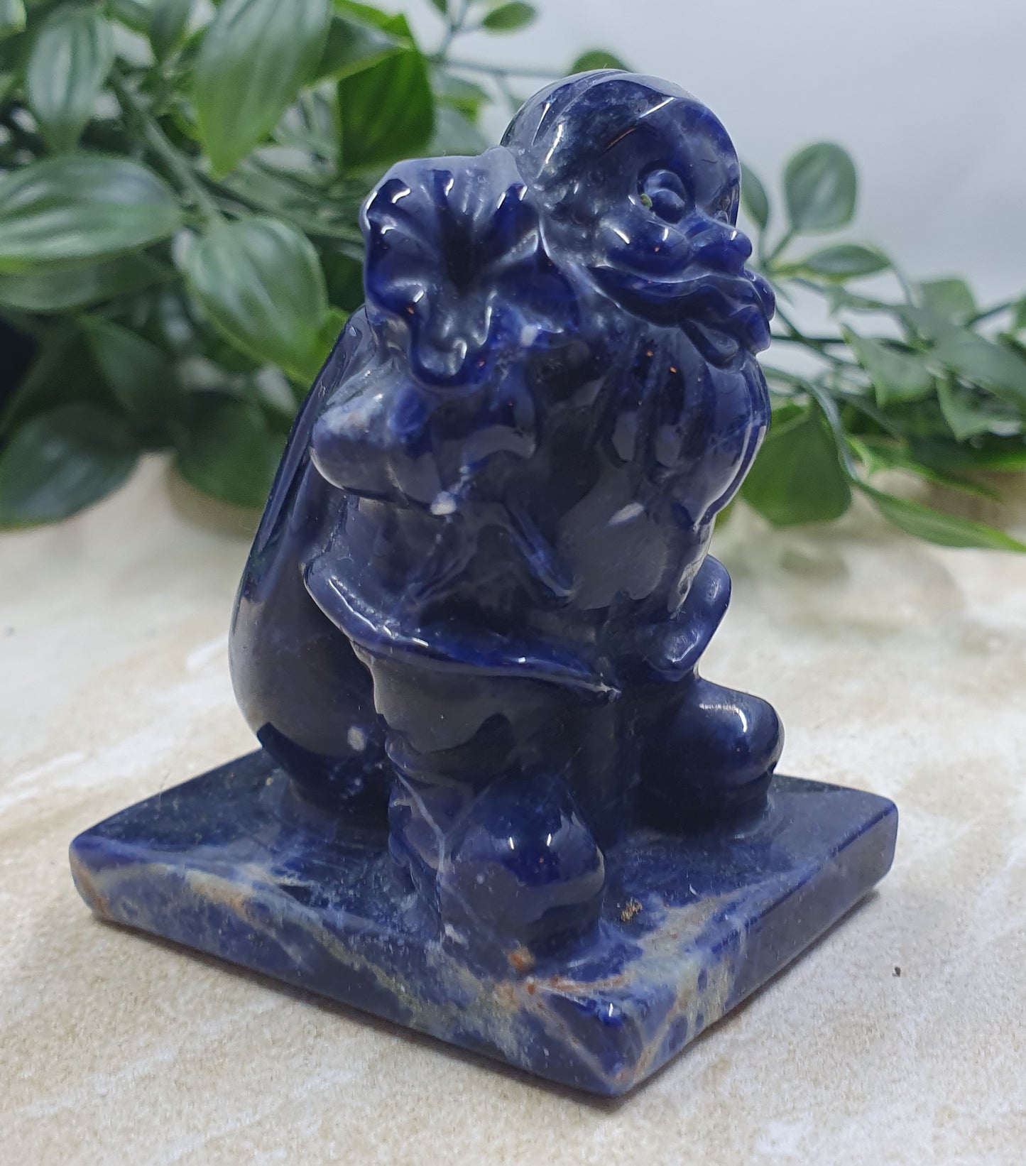 Sodalite Santa Carving #2