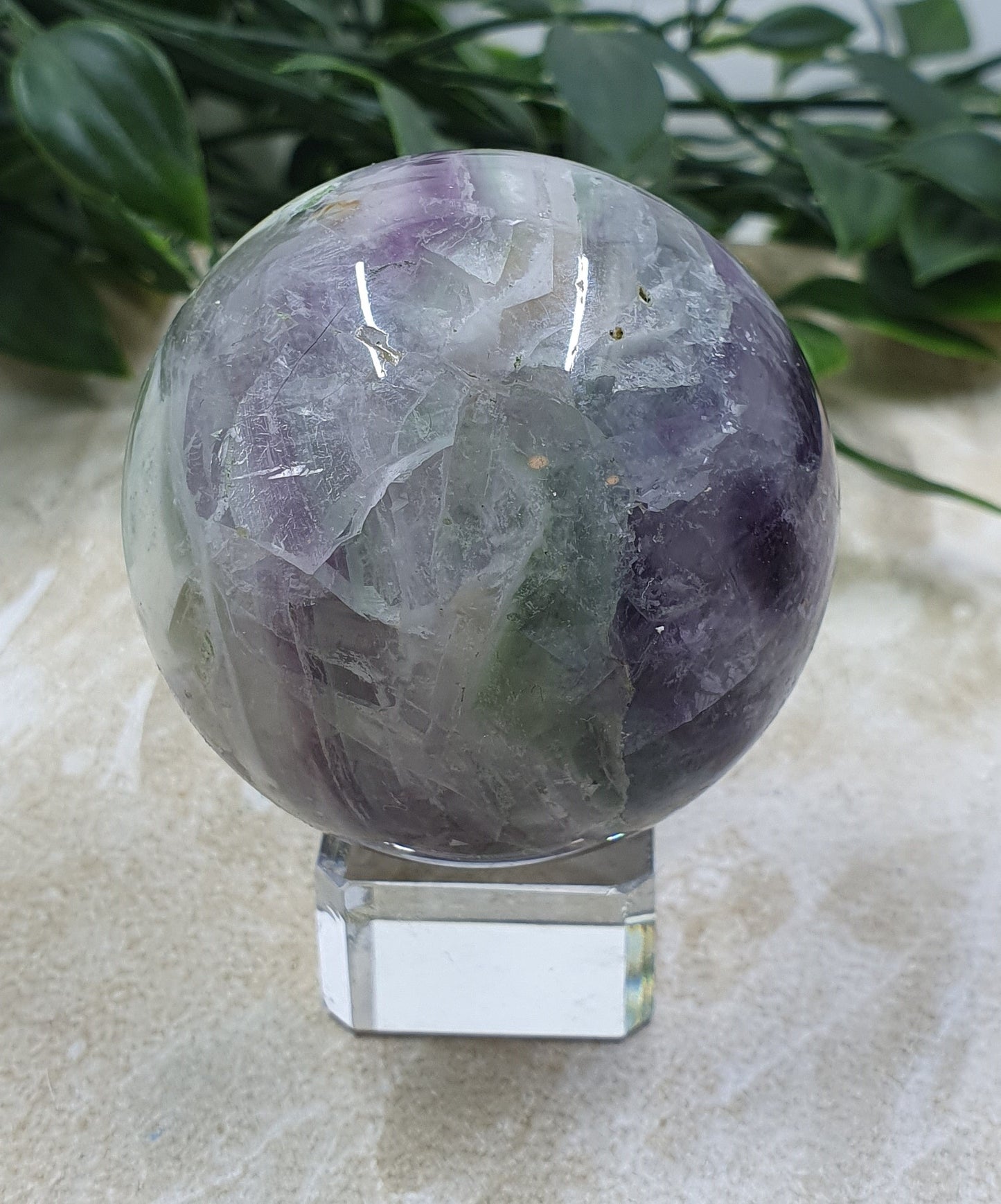 Rainbow Fluorite Sphere #1