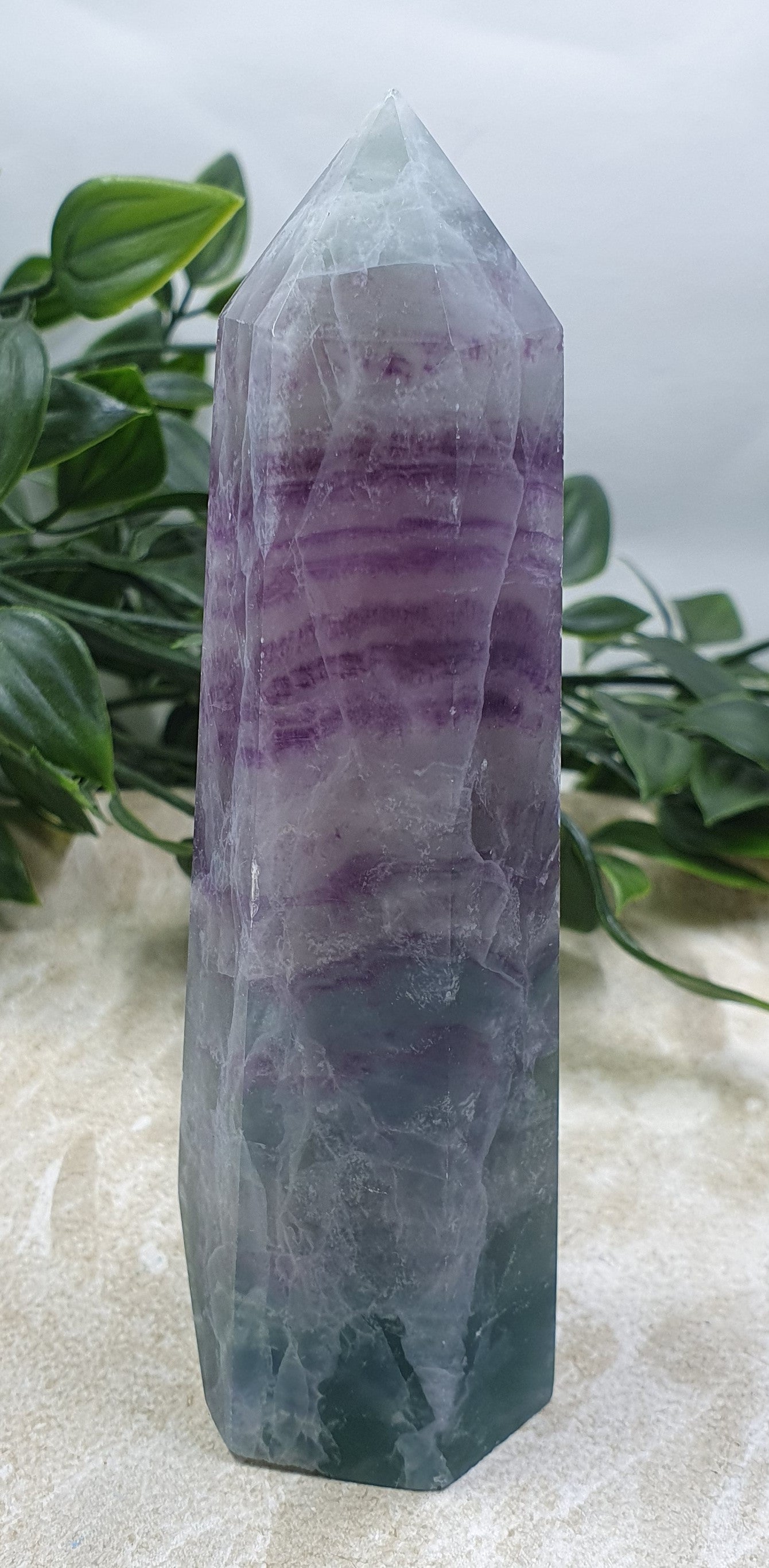 Rainbow Fluorite Point #6