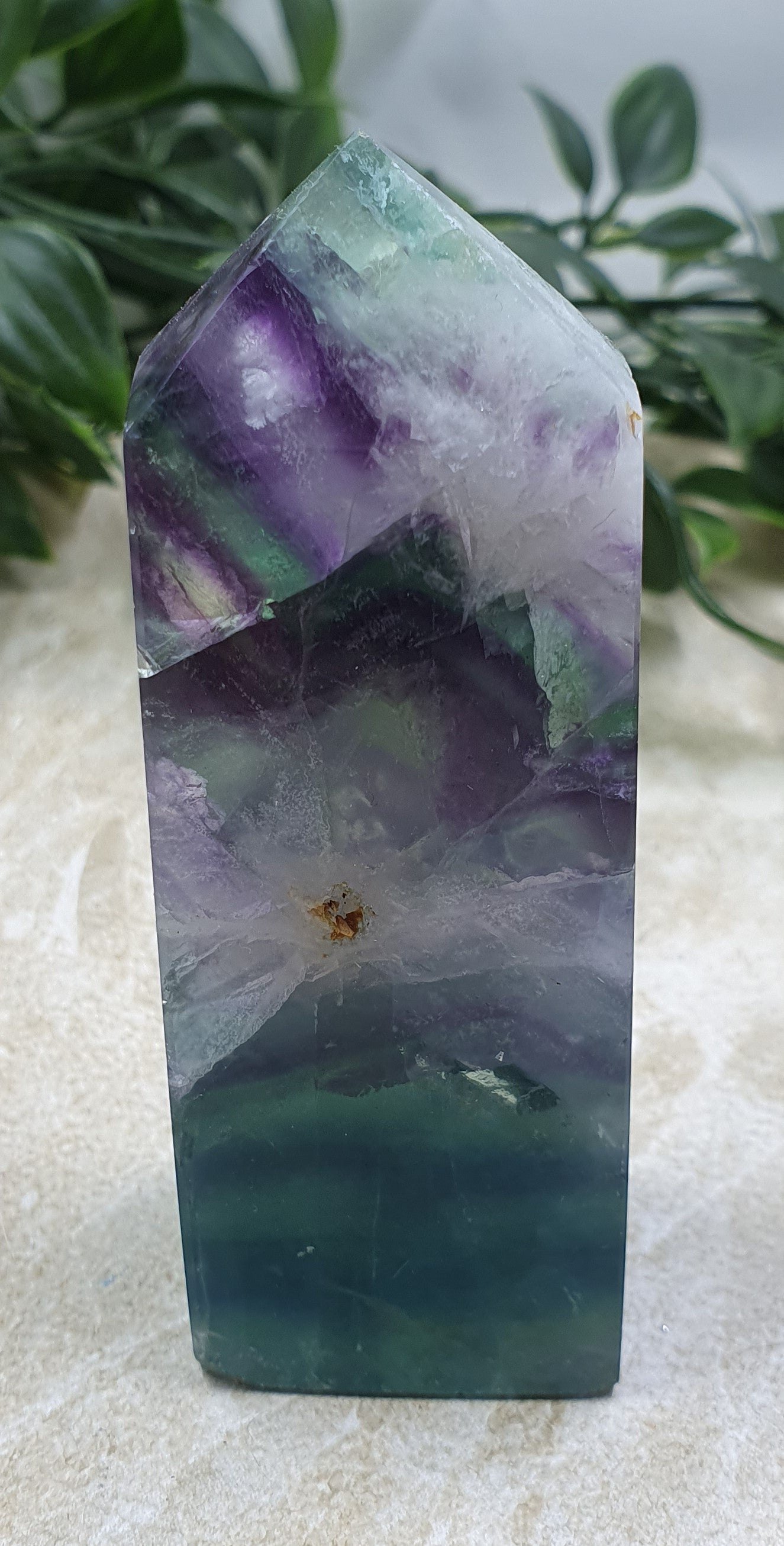 Rainbow Fluorite Point #7