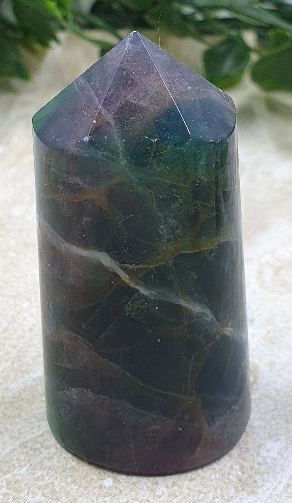 Rainbow Fluorite Round Point #10