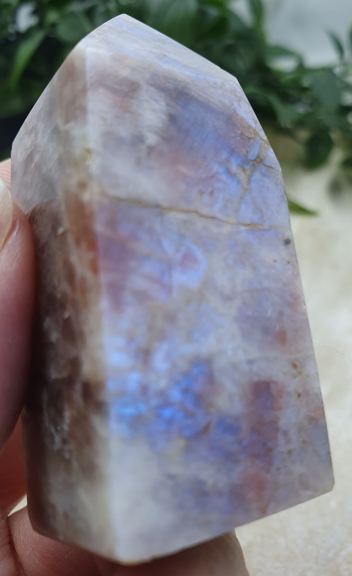 Blue Moonstone Points #9