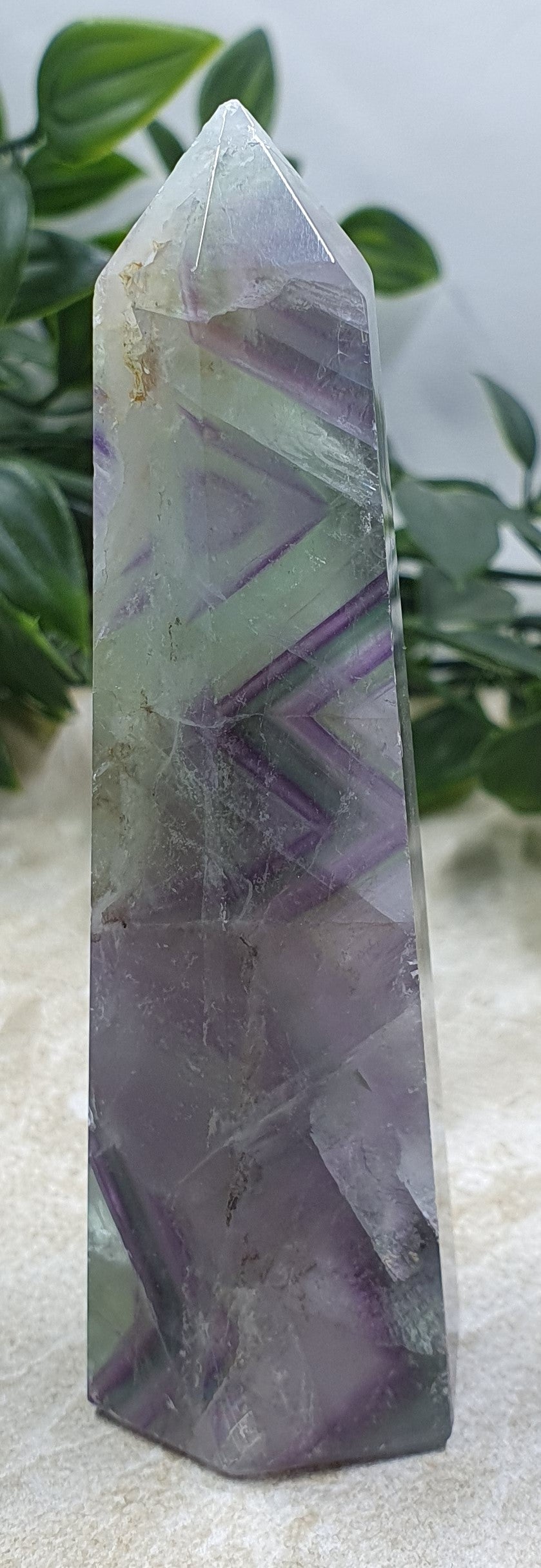 Rainbow Fluorite Point #11