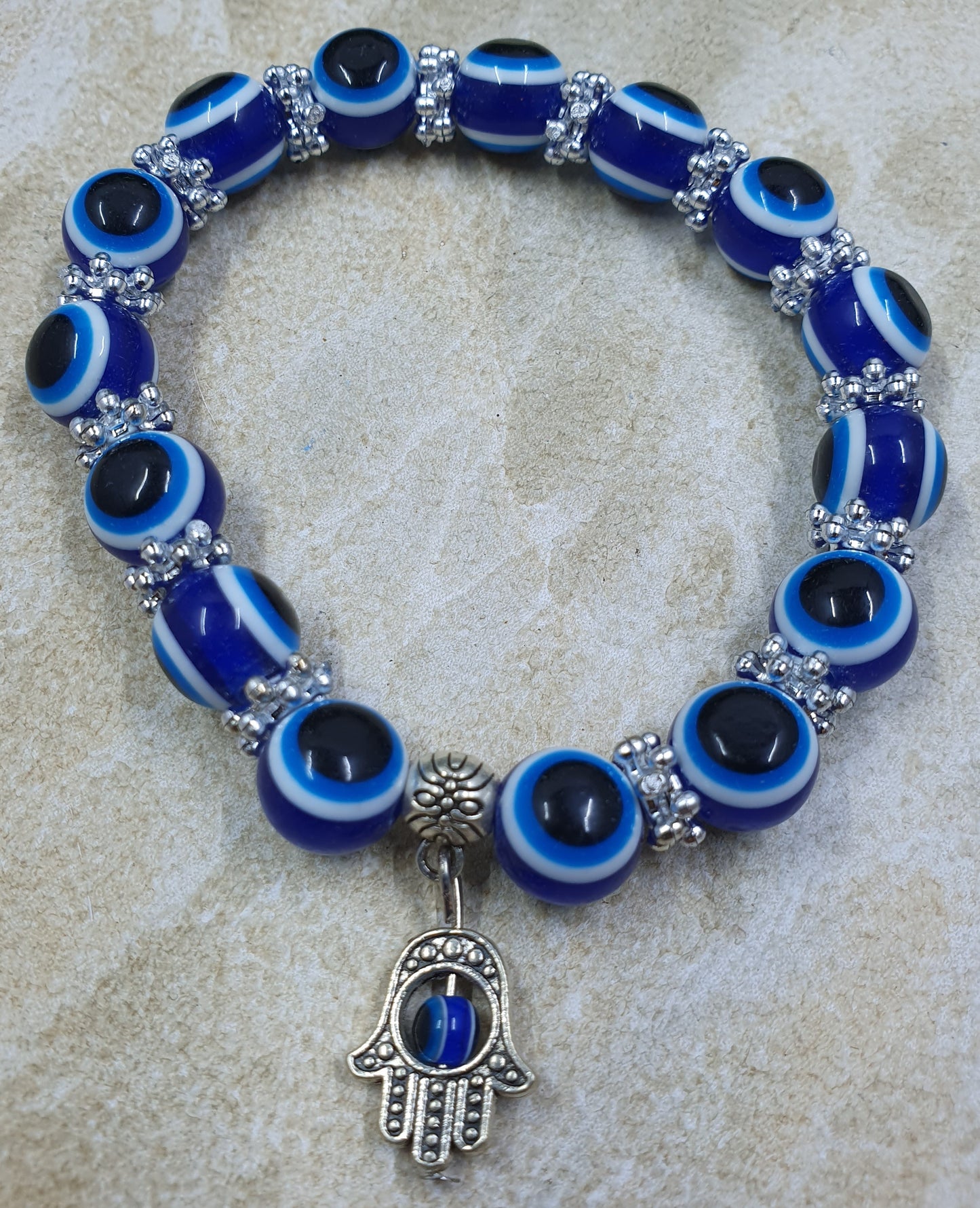 Evil Eye Hamsa Hand Charm Bracelet #4