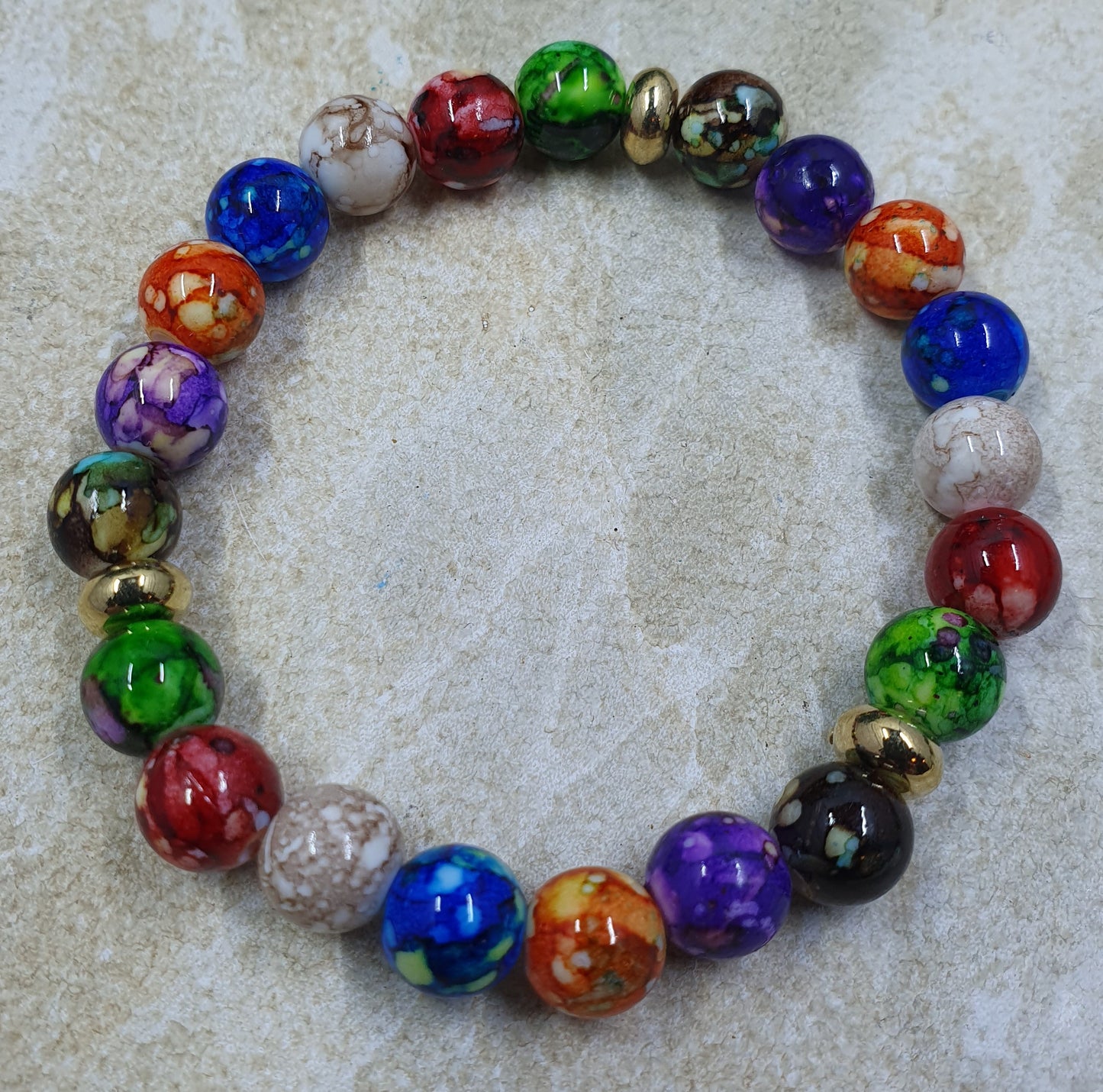 Colored Beaded Bracelet #5