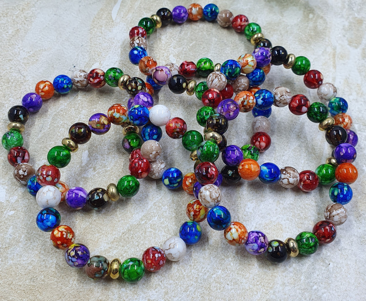 Colored Beaded Bracelet #5