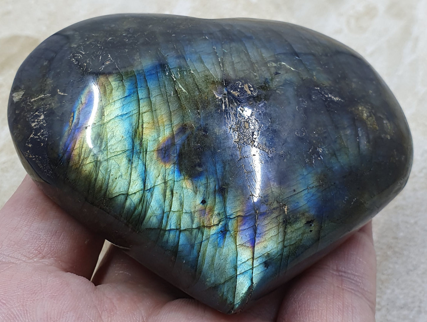 Labradorite Heart #13