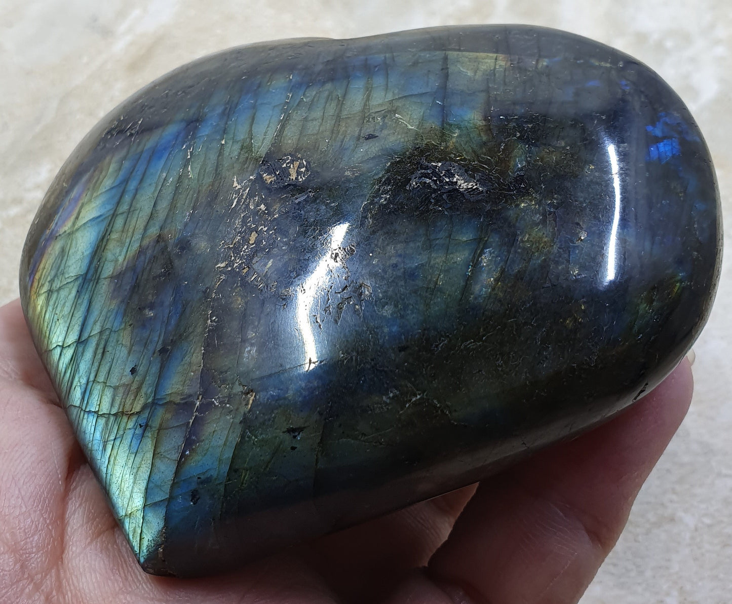 Labradorite Heart #13